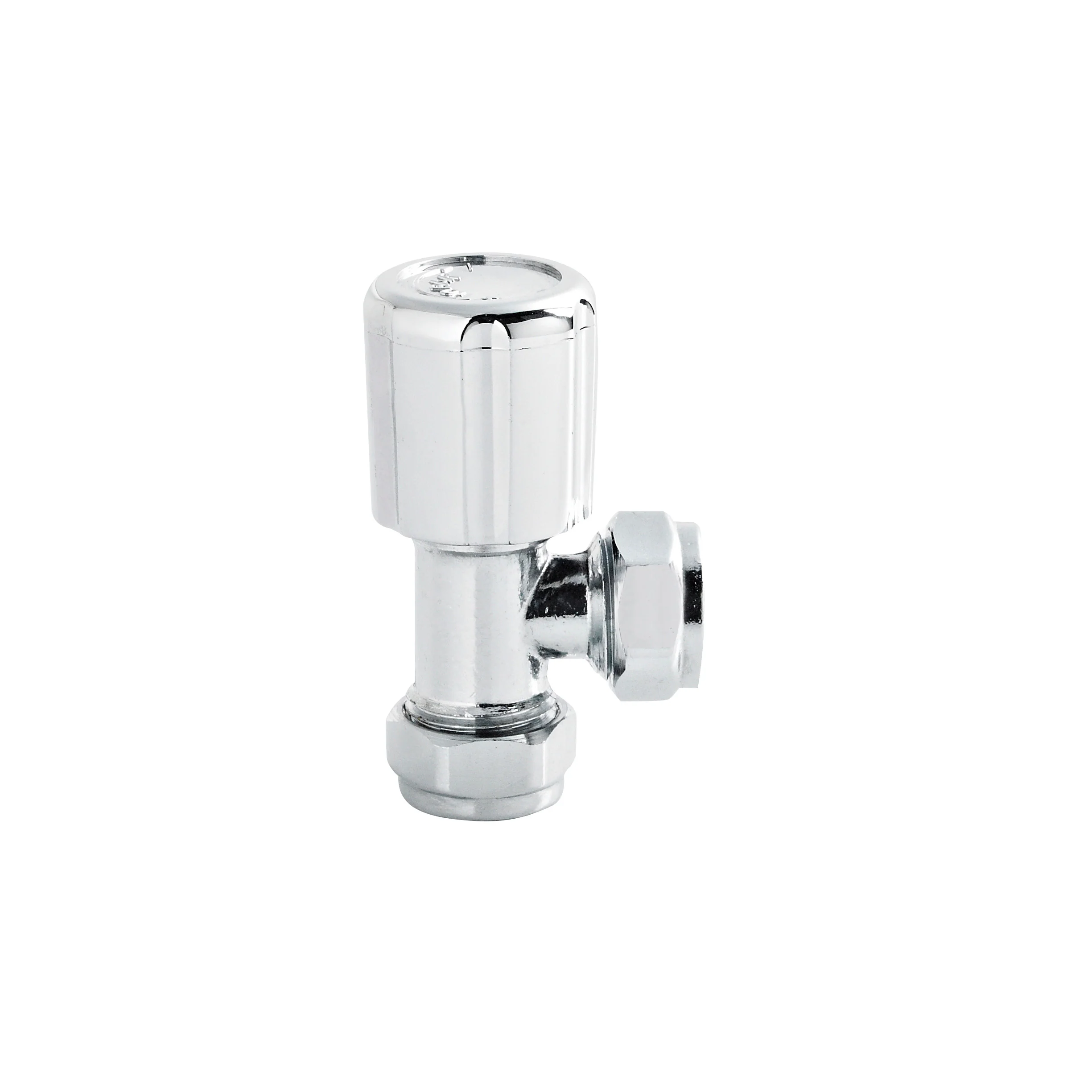 Nuie Angled Radiator Valve Pack (Pairs) - Chrome - RV003