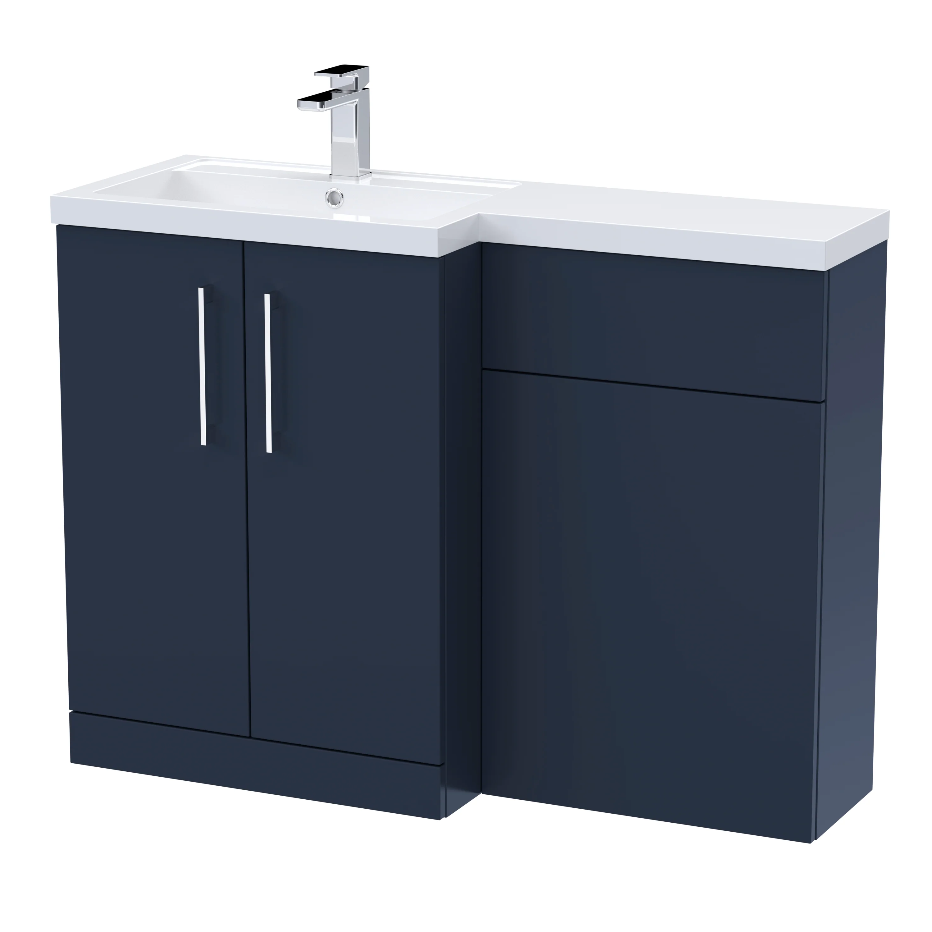 Nuie Arno 1100mm Left Hand Combination - Midnight Blue