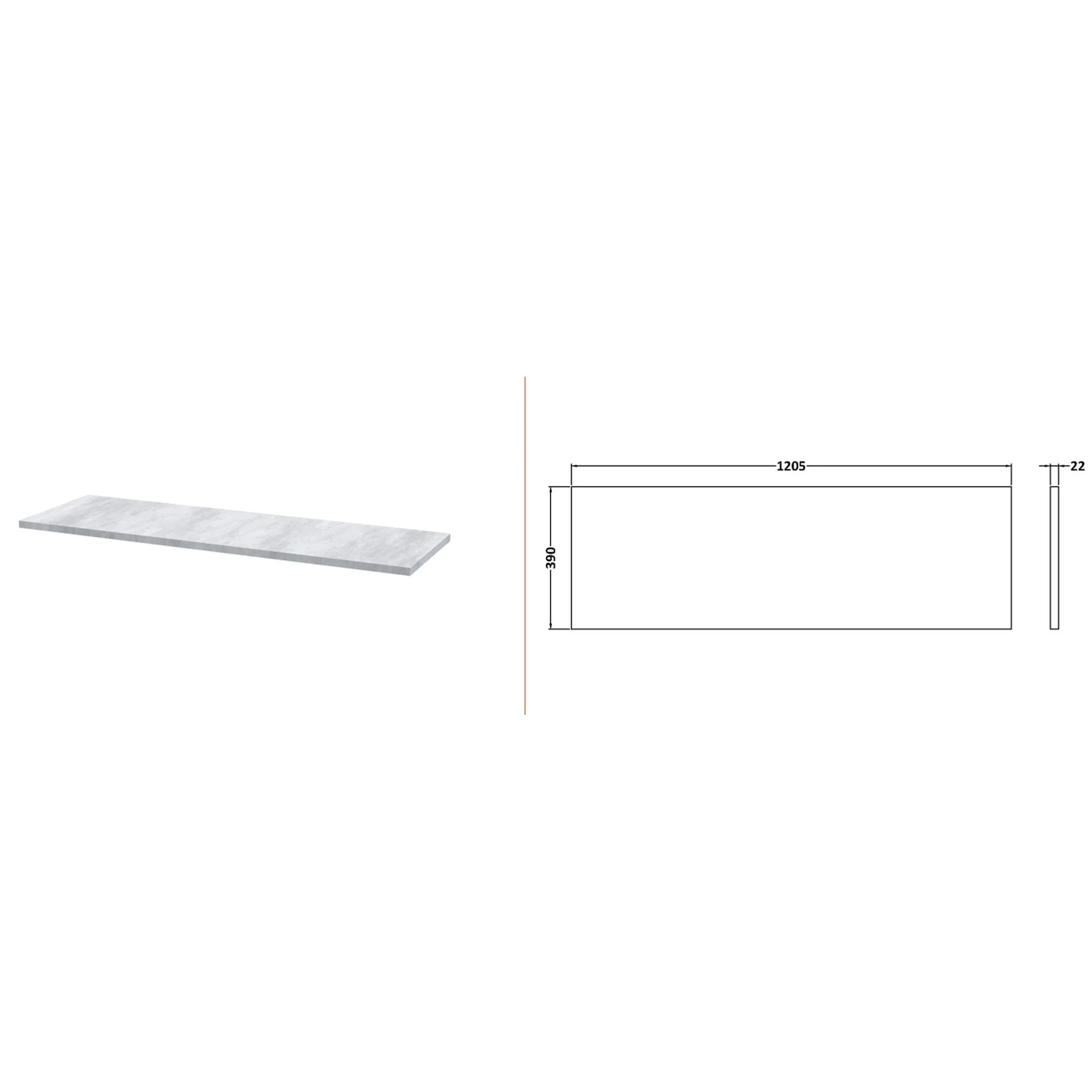 Nuie Arno 1200mm Wall Hung 4-Door Vanity & Laminate Worktop - Satin Green (Bellato Grey Worktop) - Image 3