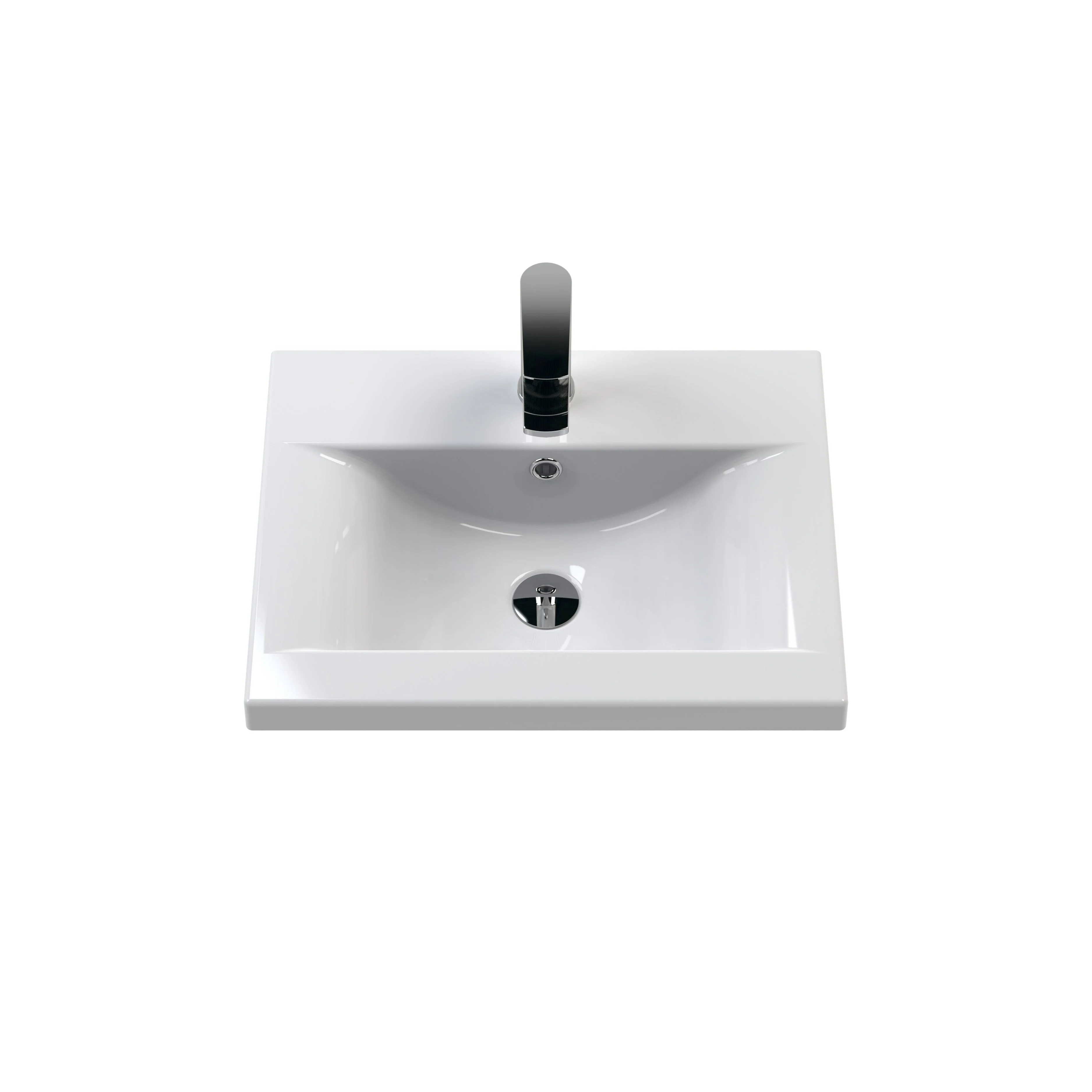 Nuie Arno 500mm Floor Standing 2-Door Vanity & Basin 1 - Midnight Blue - Image 2