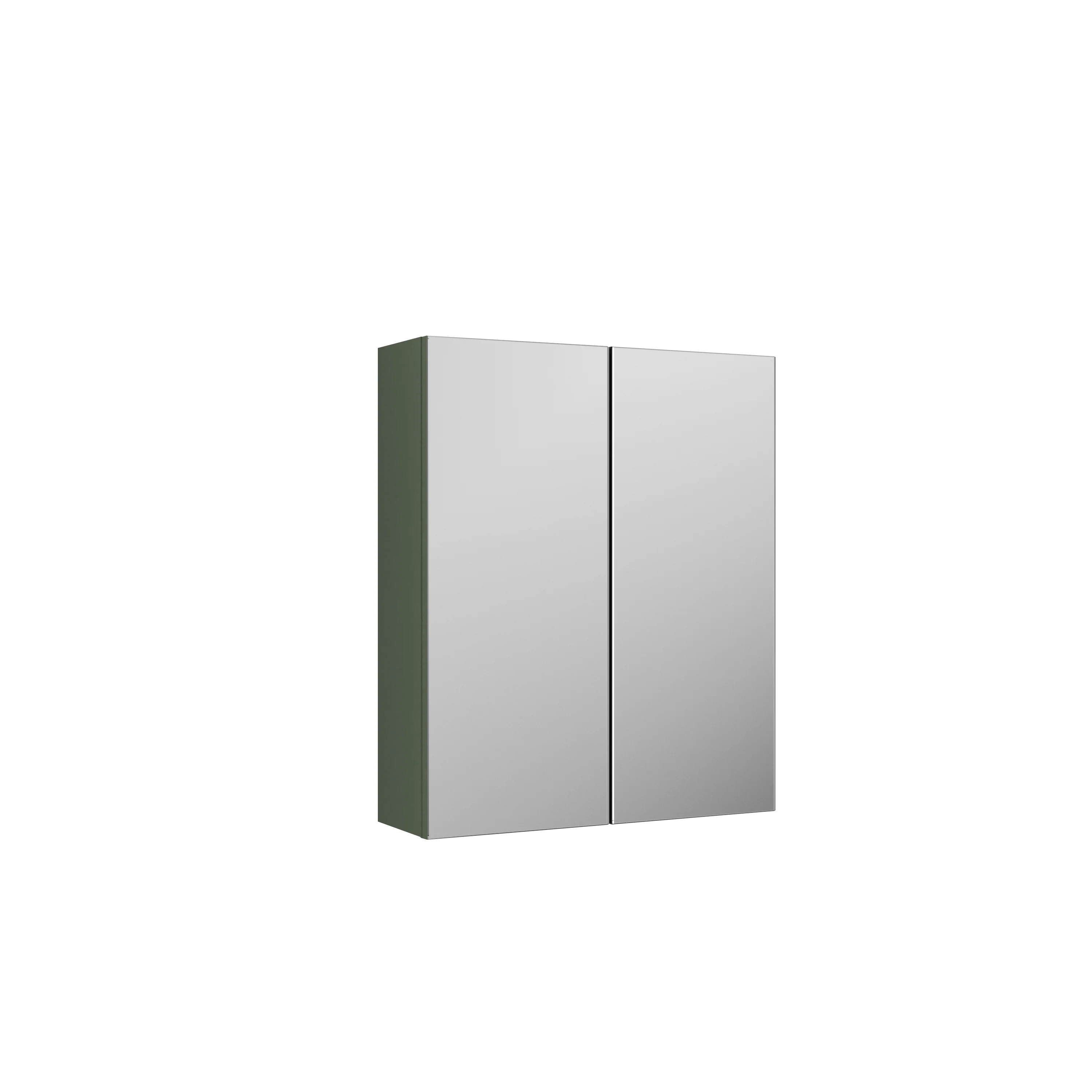 Nuie Arno 600mm Mirror Unit (50/50) - Satin Green - Image 4