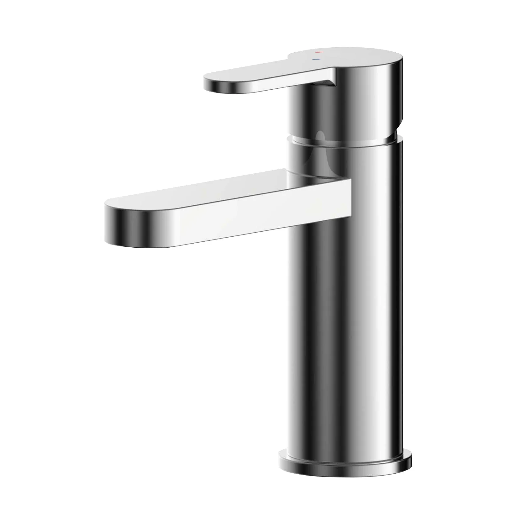 Nuie Arvan Eco Mono Basin Mixer With Push Button Waste - Chrome - Image 2
