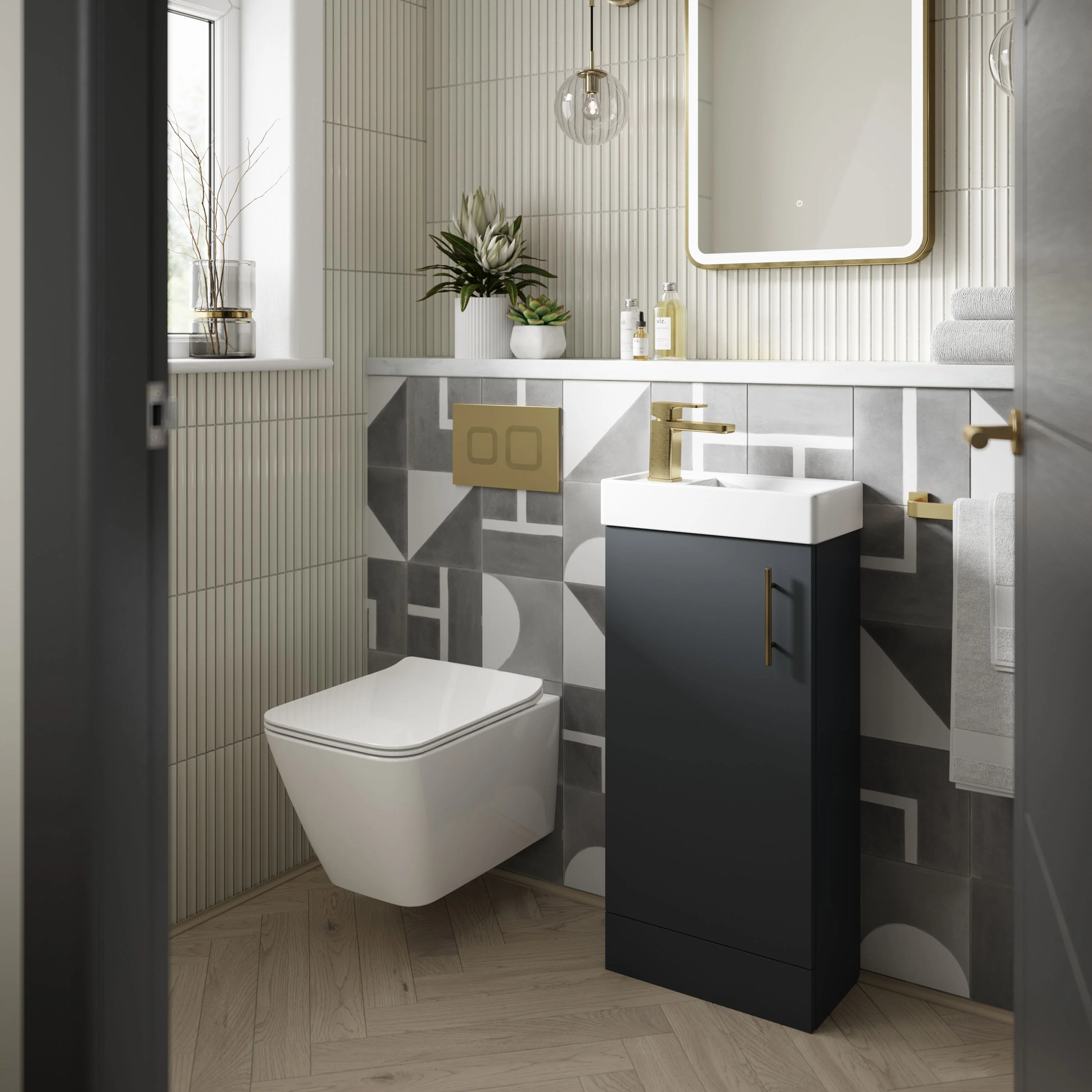 Nuie Ava Wall Hung Pan & Soft Close Seat - White - NCG440 - Image 3