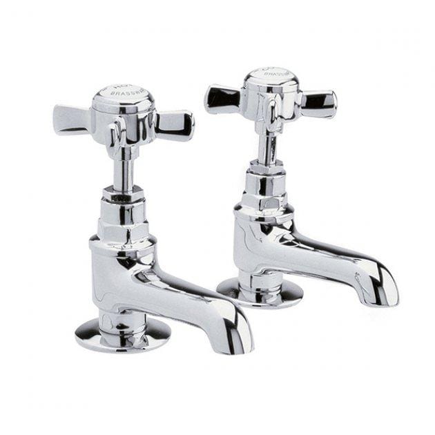 Nuie Beaumont Basin Taps Pair Chrome - Image 4