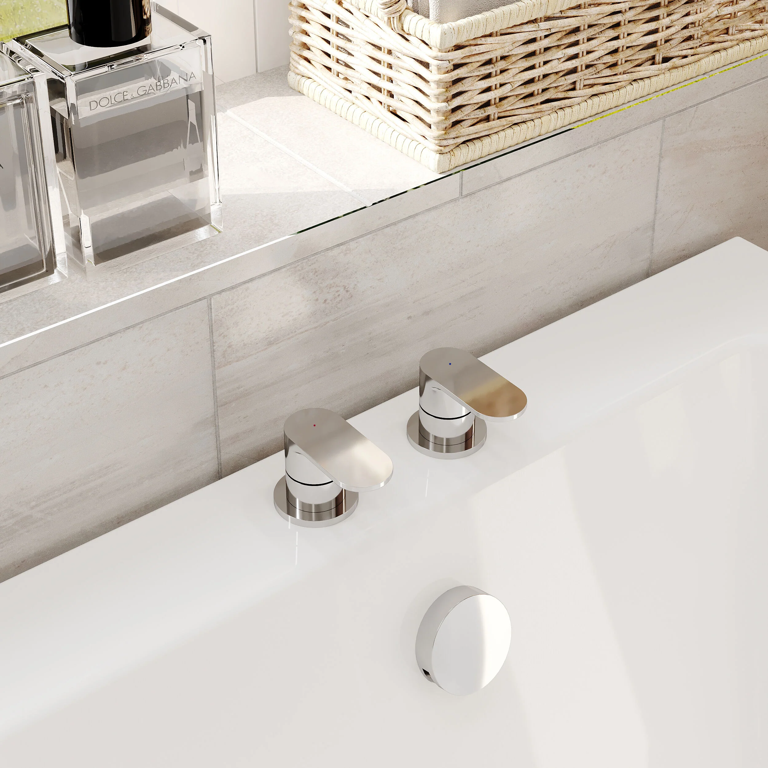 Nuie Binsey  3/4" Side Valves - Chrome - Image 3