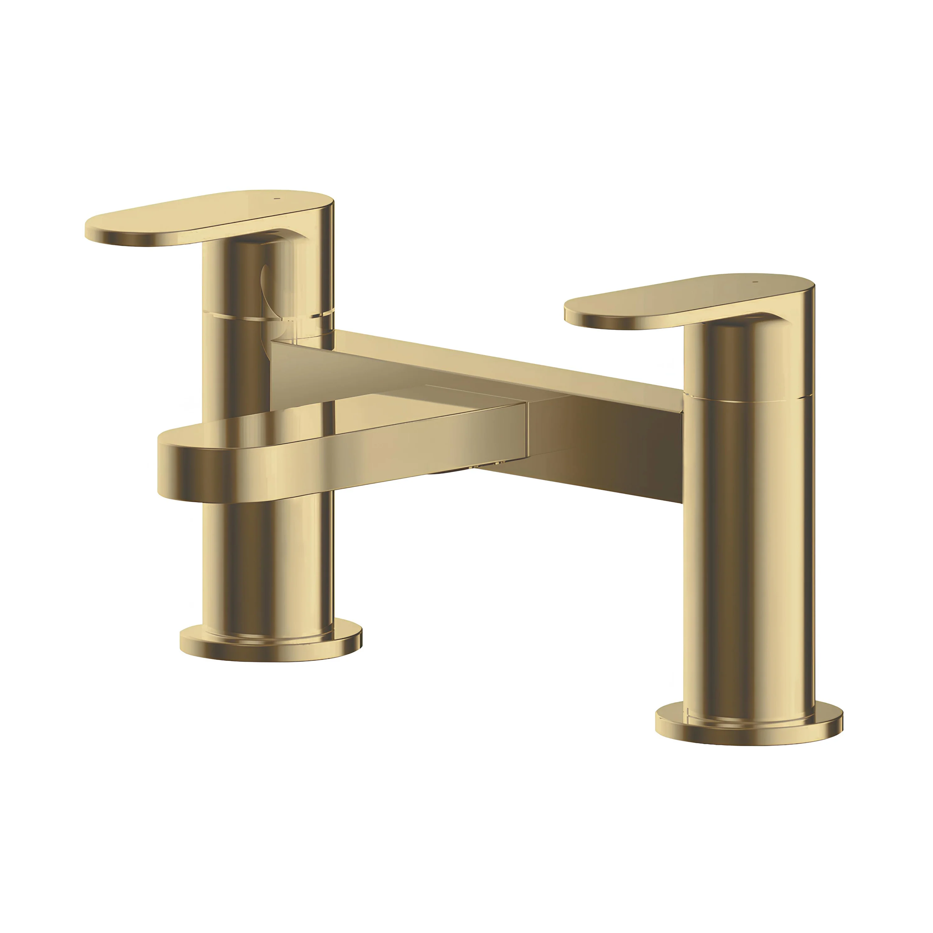 Nuie Binsey Deck Mounted Bath Filler - Brushed Brass - Image 2