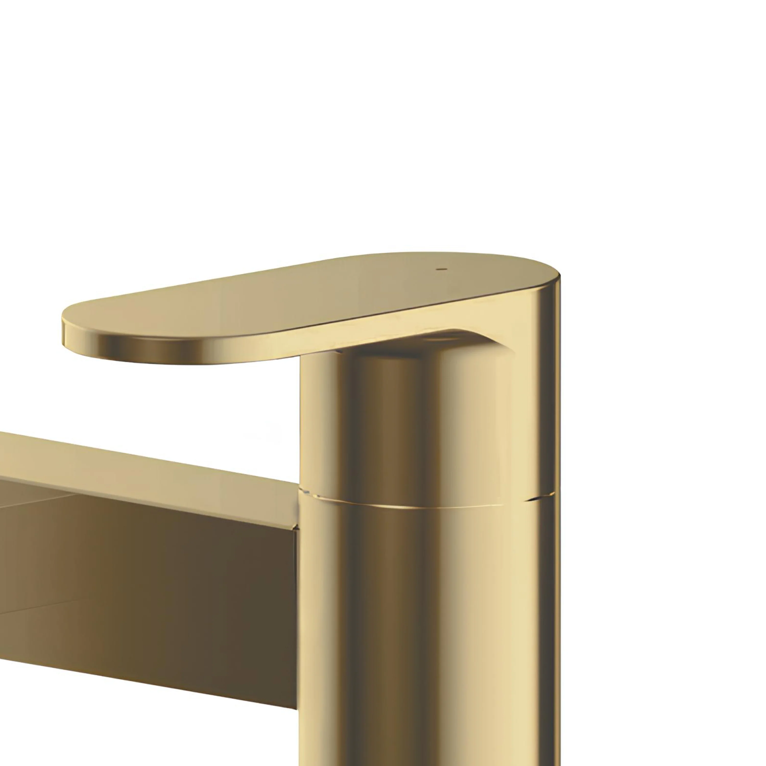 Nuie Binsey Deck Mounted Bath Filler - Brushed Brass - Image 3