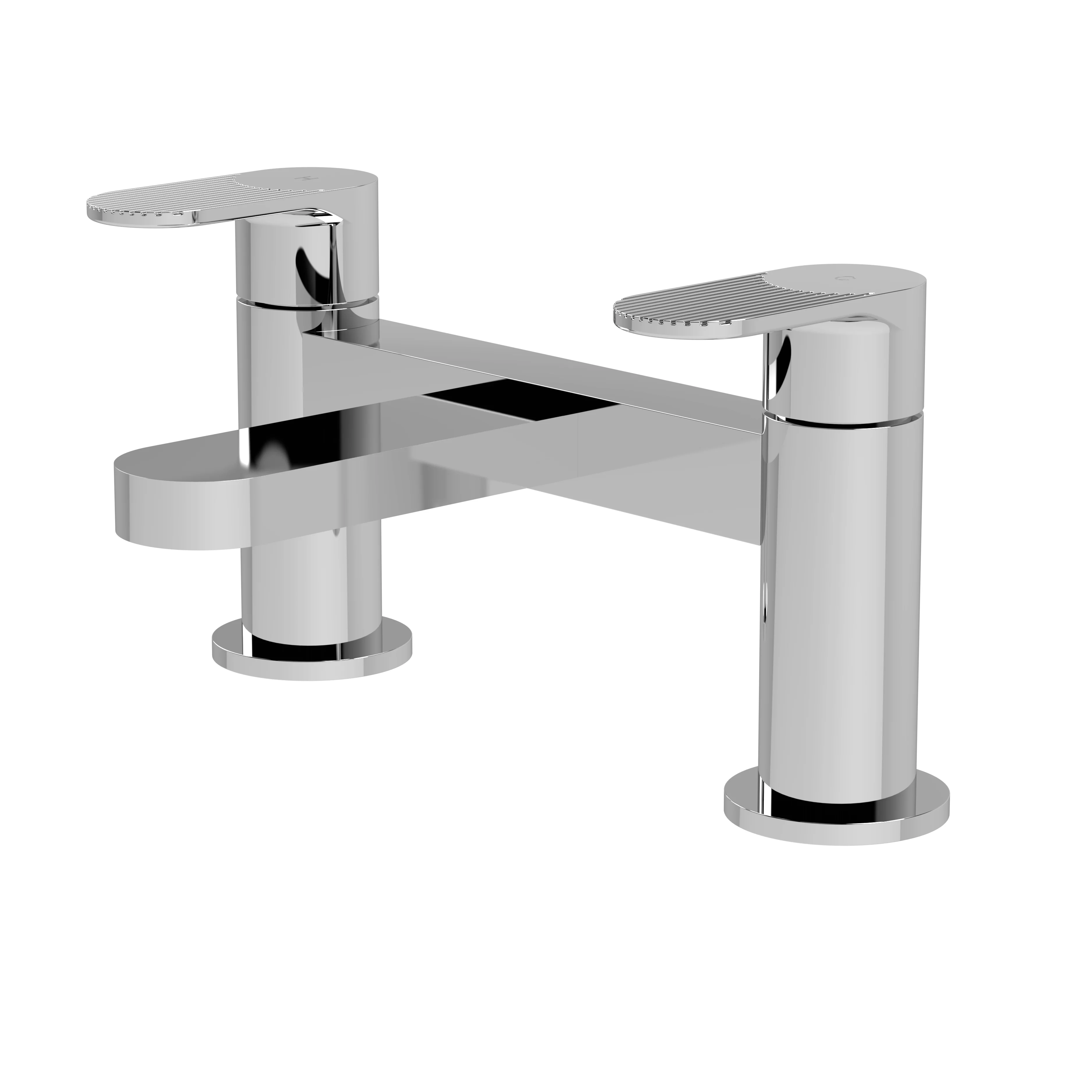 Nuie Binsey Cyprus Deck Mounted Bath Filler - Chrome - Image 5