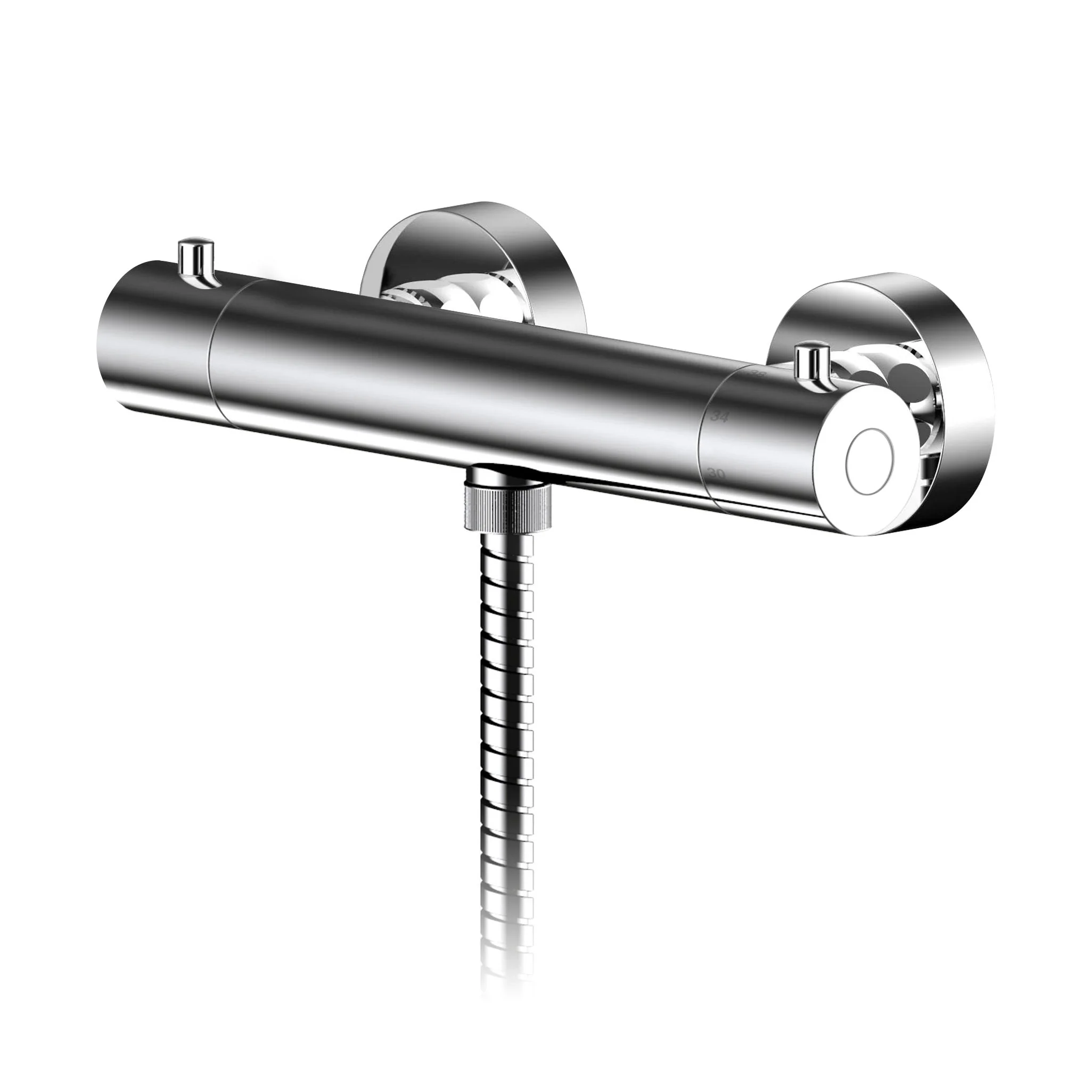 Nuie Binsey Thermostatic Bar Valve - Chrome