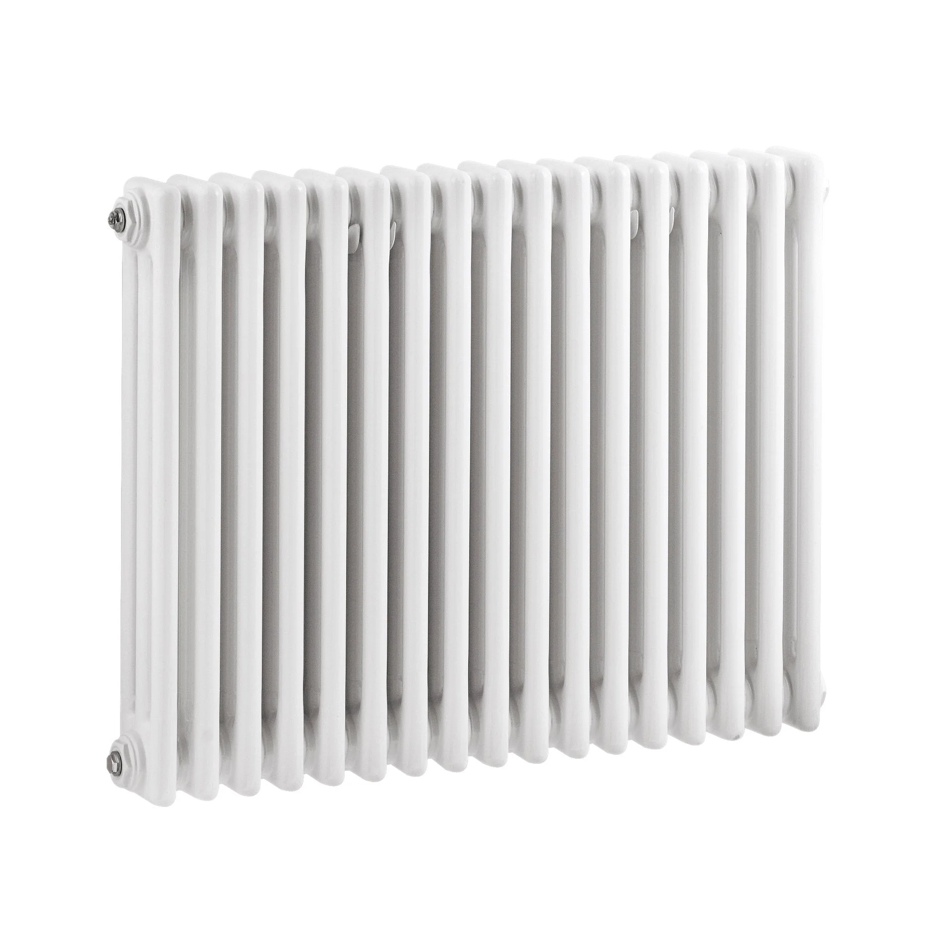 Nuie Colosseum Triple Column Traditional Radiator - High Gloss White - HX305 - Image 2