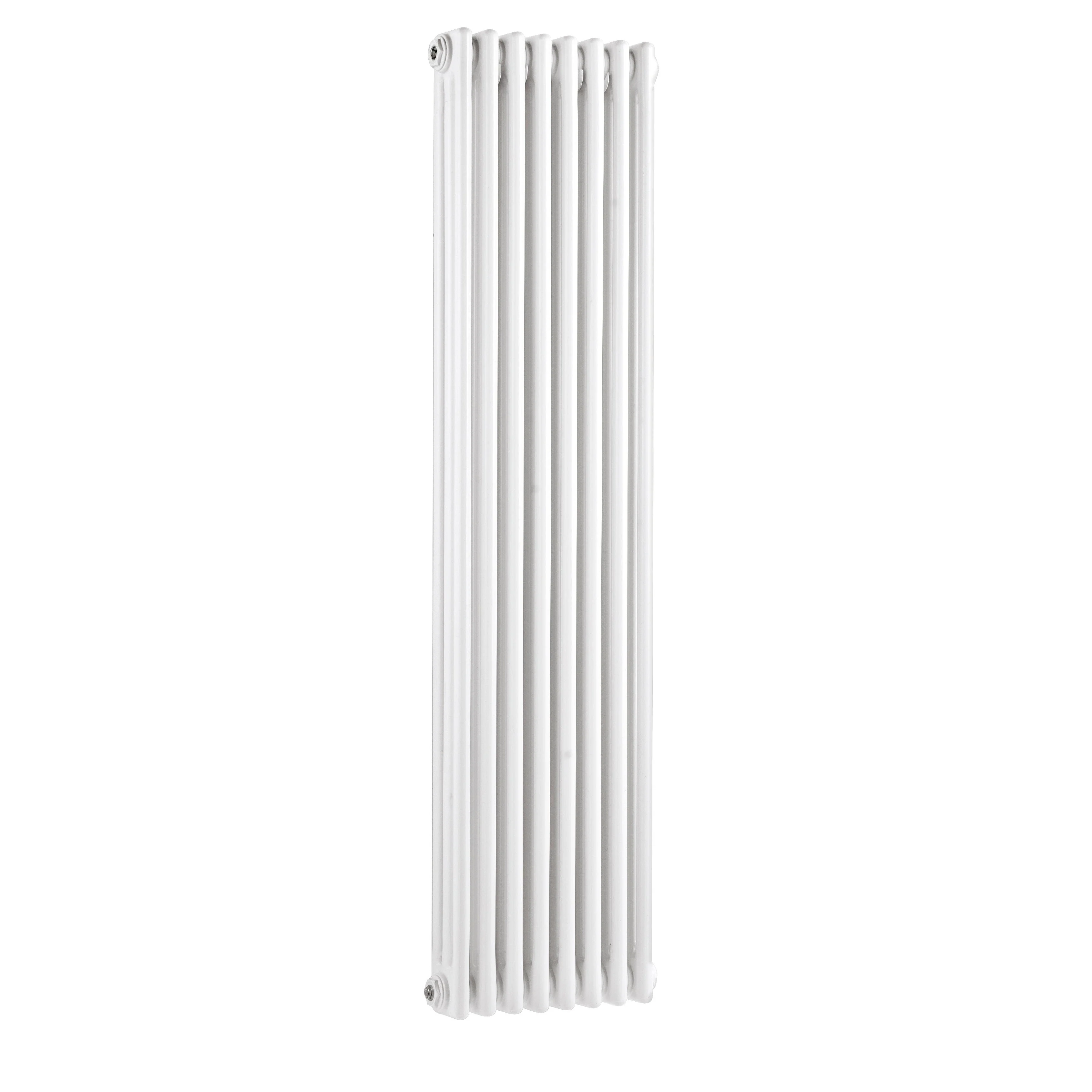 Nuie Colosseum Triple Column Traditional Radiator - High Gloss White - HX309 - Image 2