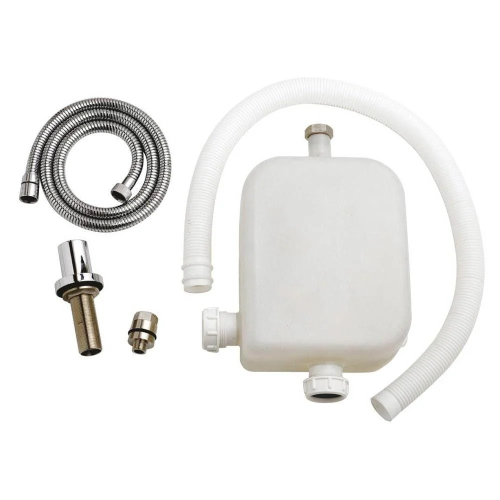 Nuie Deck Shower Kit Chrome