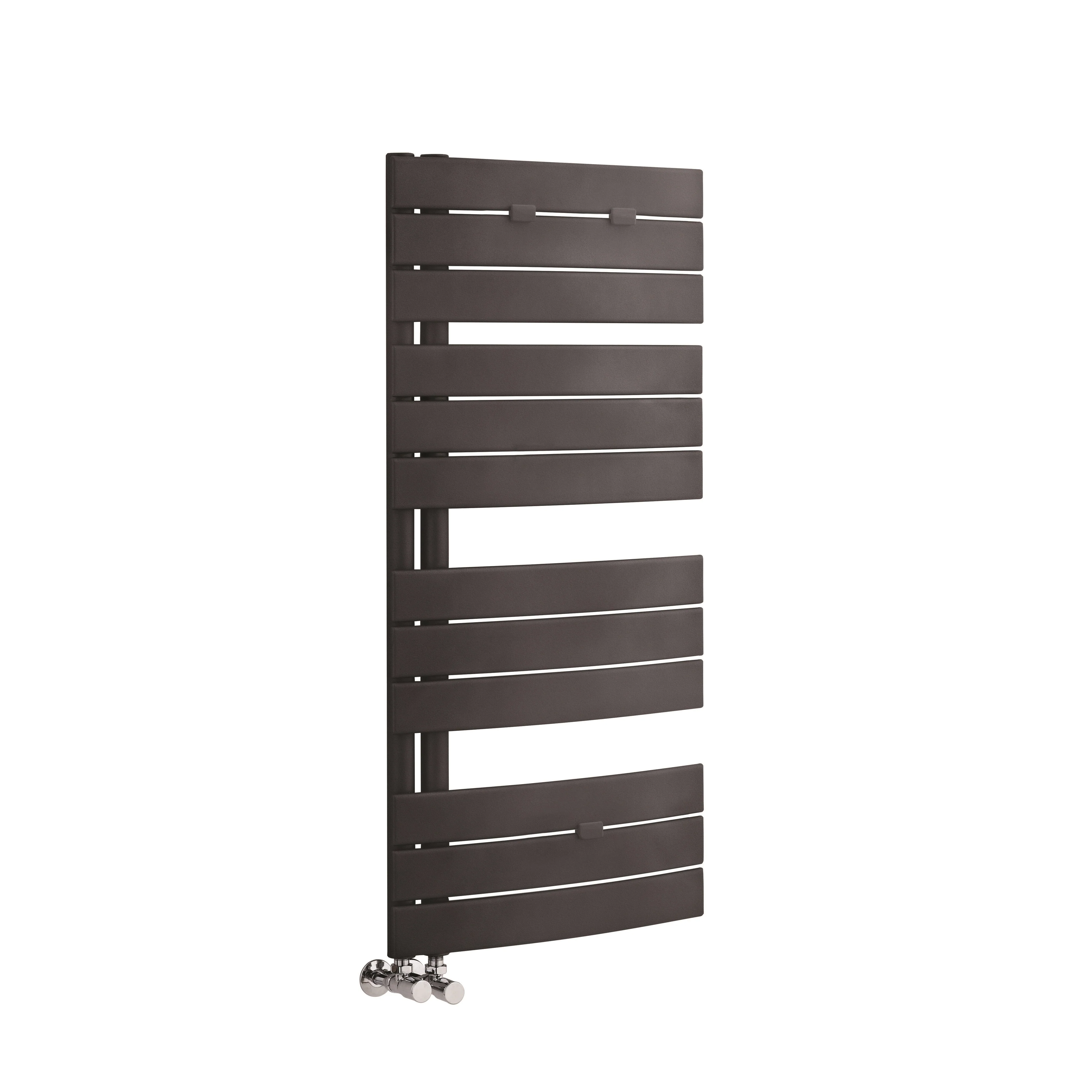 Nuie Elgin Heated Towel Rail - Anthracite - Image 2