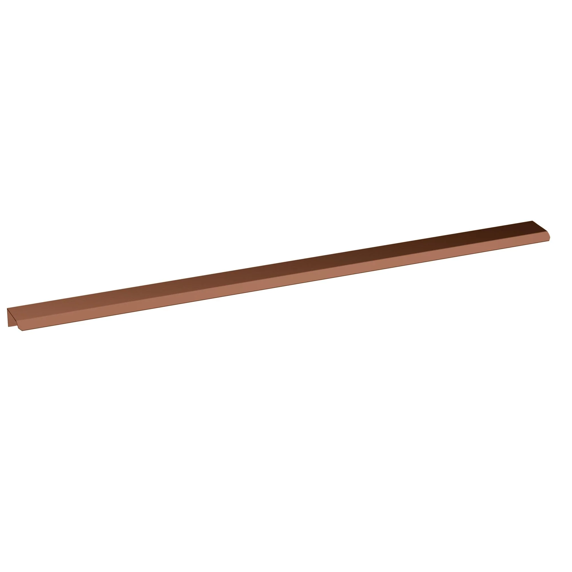 Nuie Slimline Finger Pull Handle 500mm (320mm centre) - Brushed Bronze