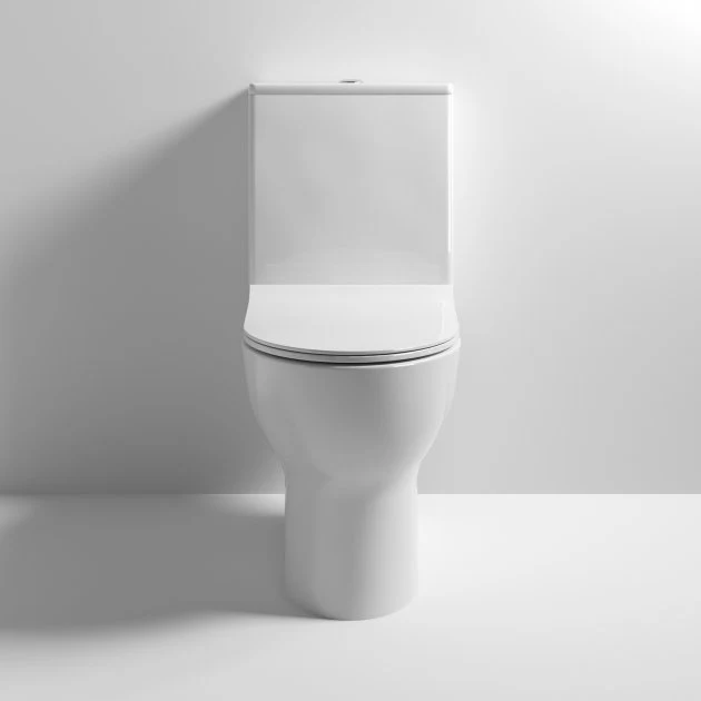 Nuie Freya Pan, Cistern & Seat - White - Image 2