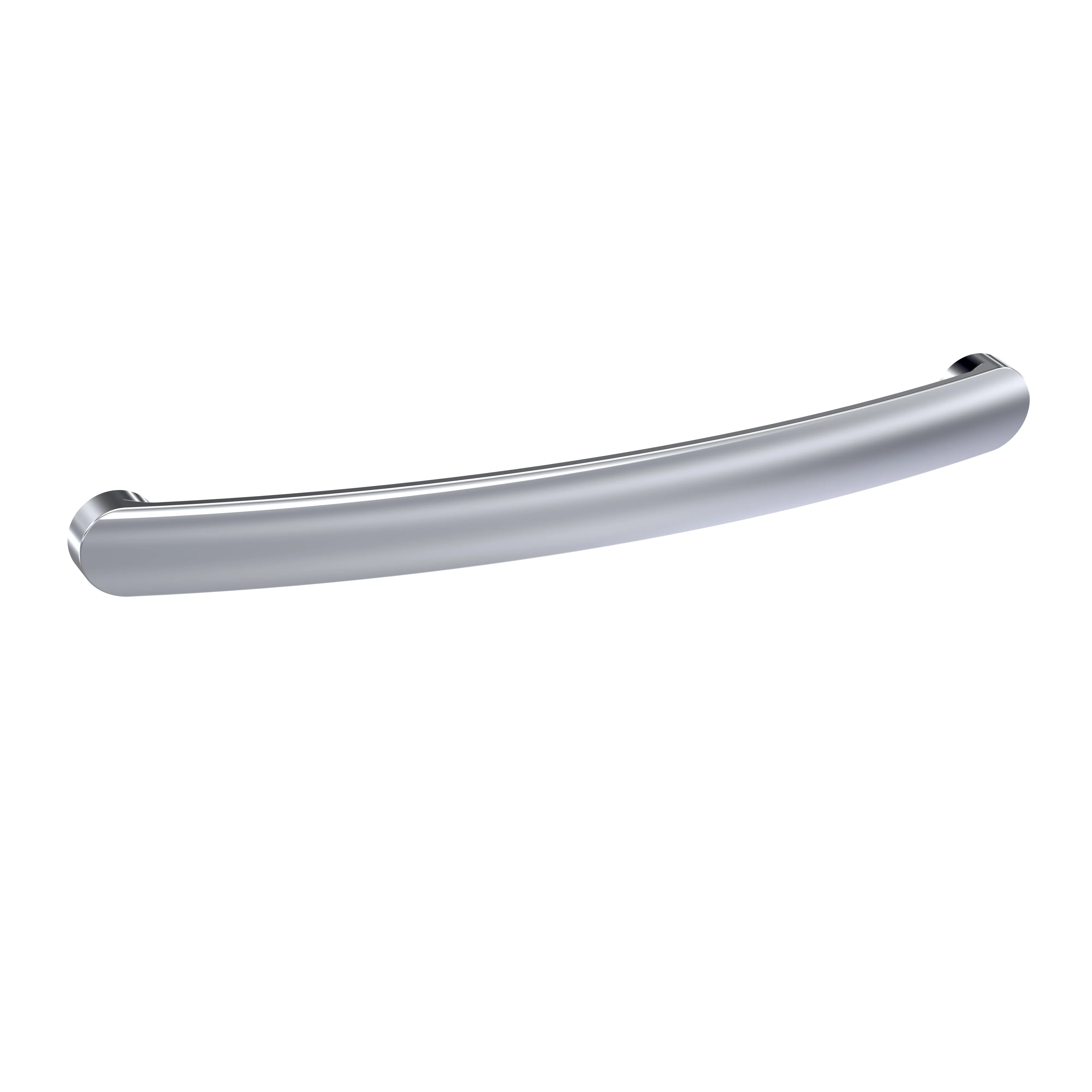 Nuie Smooth D Handle 210mm (192mm centre) - Chrome