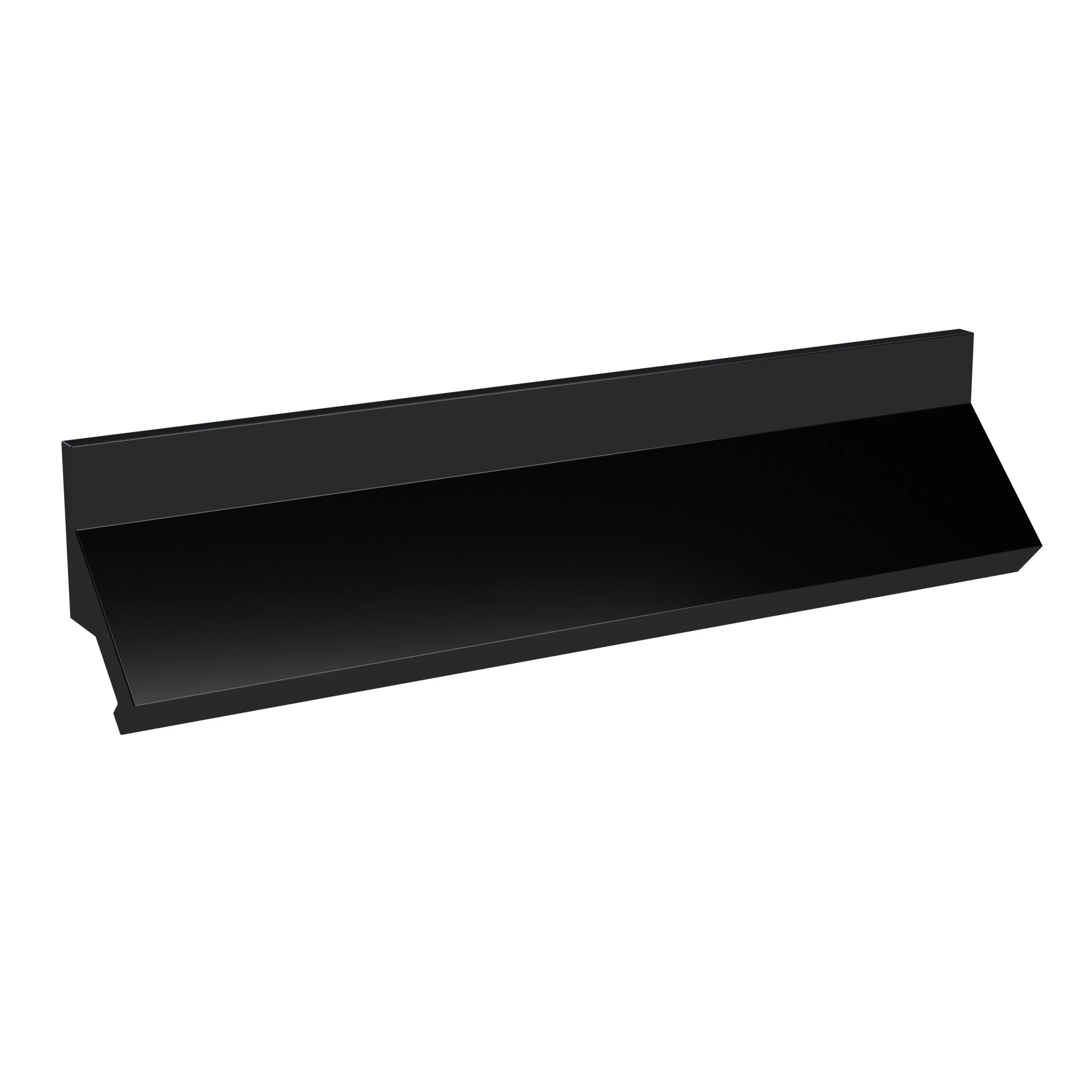Hudson Reed Profile Finger Pull Handle 239mm (224mm centre) - Matt Black