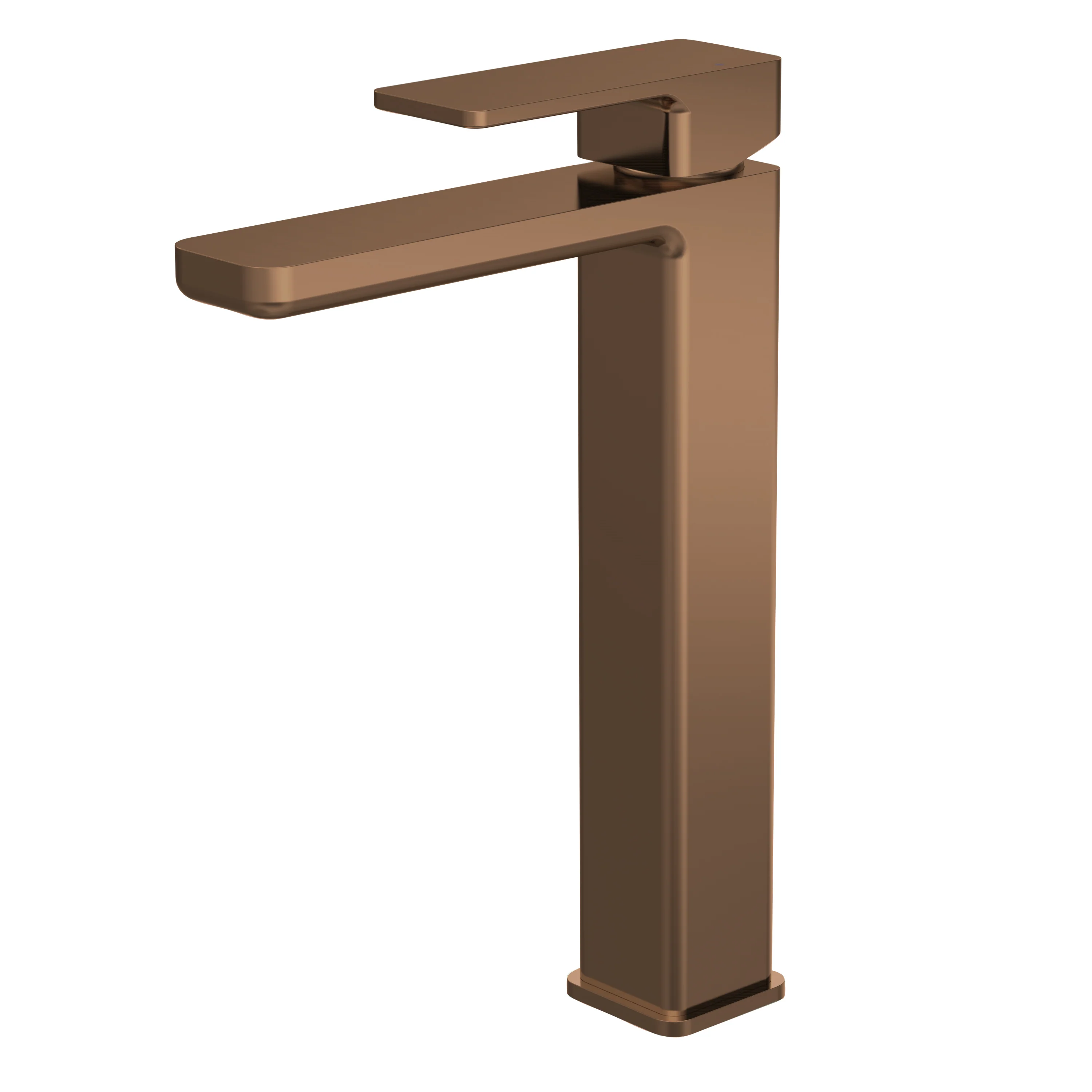 Nuie Windon High Rise Mono Basin Mixer (No Waste) - Brushed Bronze