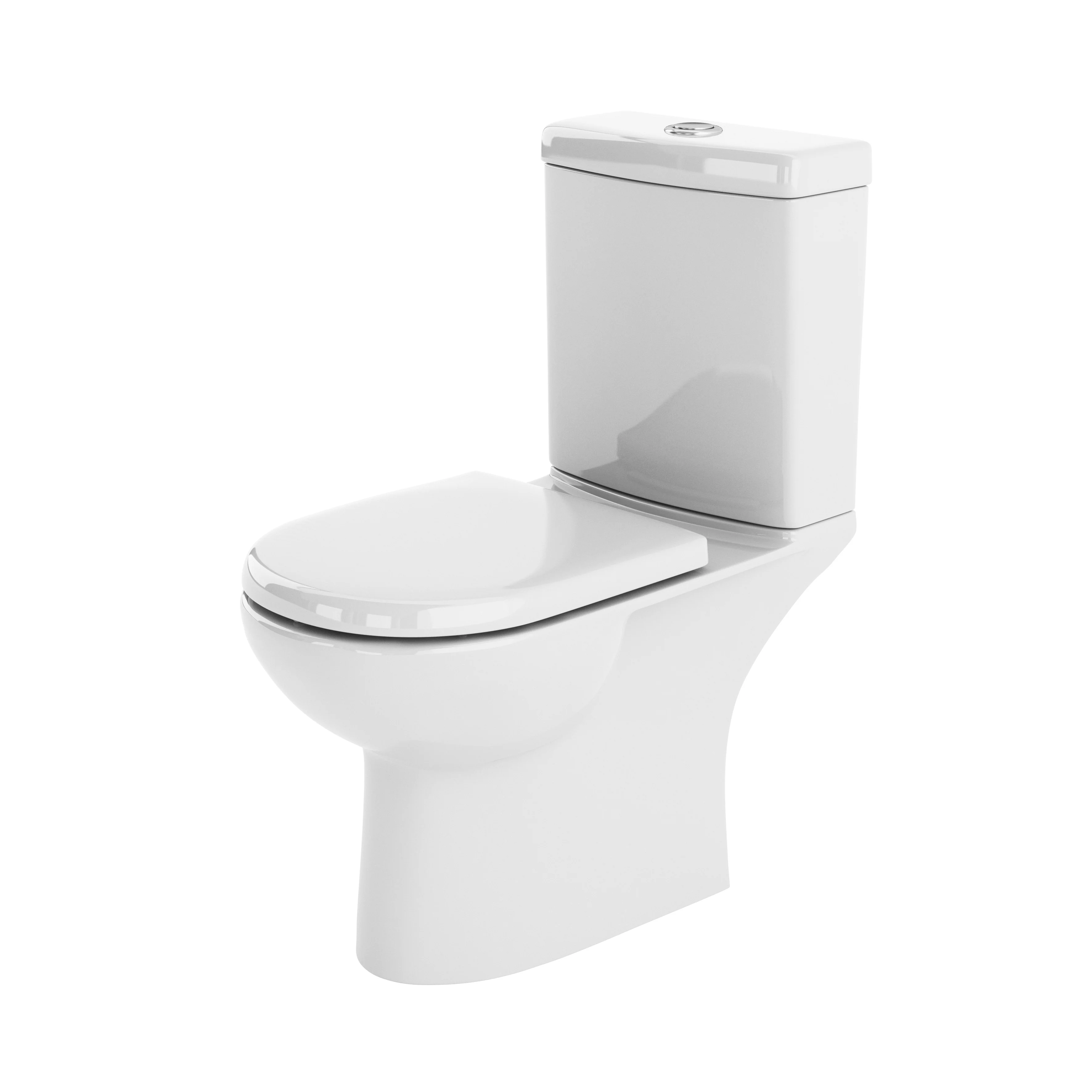Nuie Lawton Compact Pan & Cistern - White