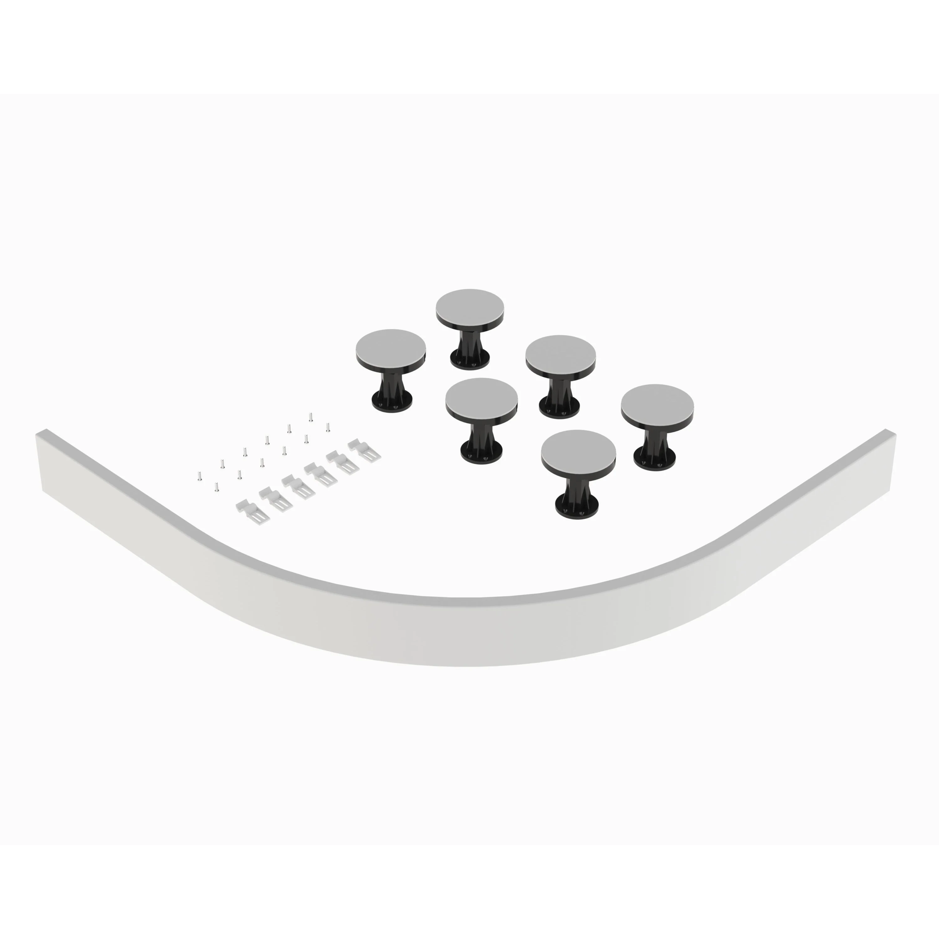 Nuie Leg Set Suitable for 700-900 Quad & Offset Trays - White