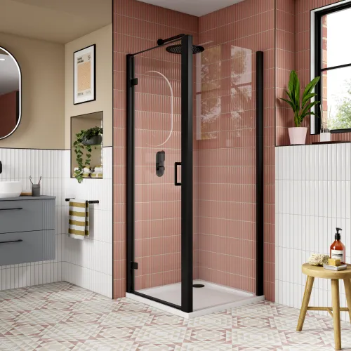 Nuie Lucie 800mm Side Panel - Matt Black - Image 3