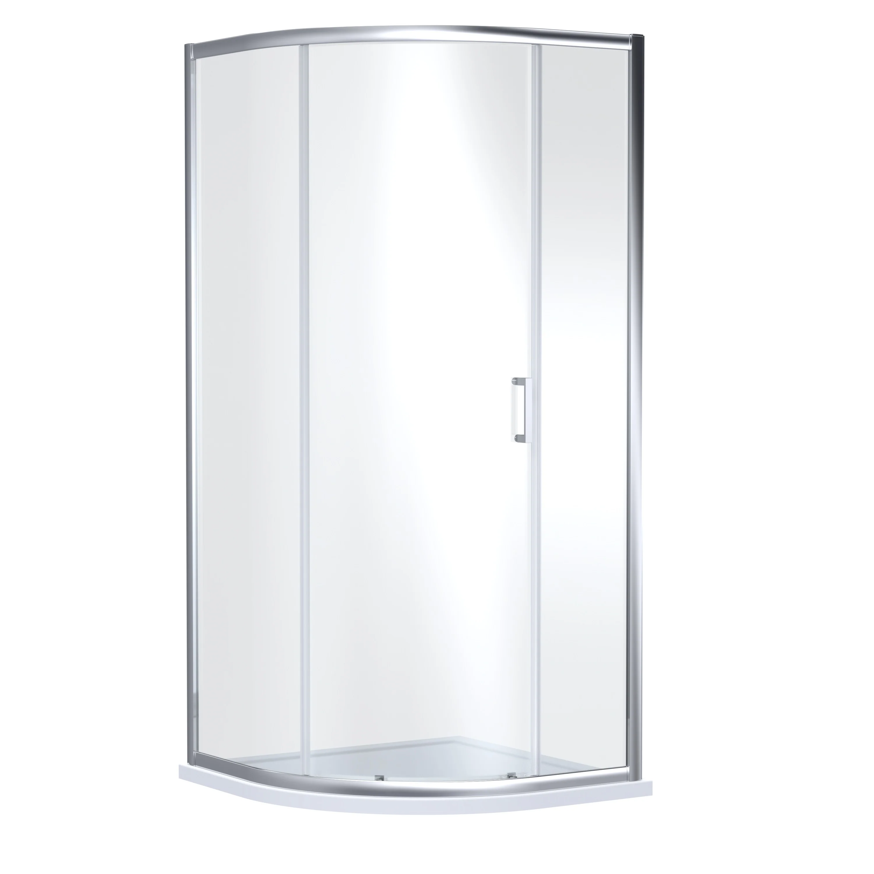 Nuie Rene 1900mm x 900mm Single Entry Quadrant - Chrome - Image 2