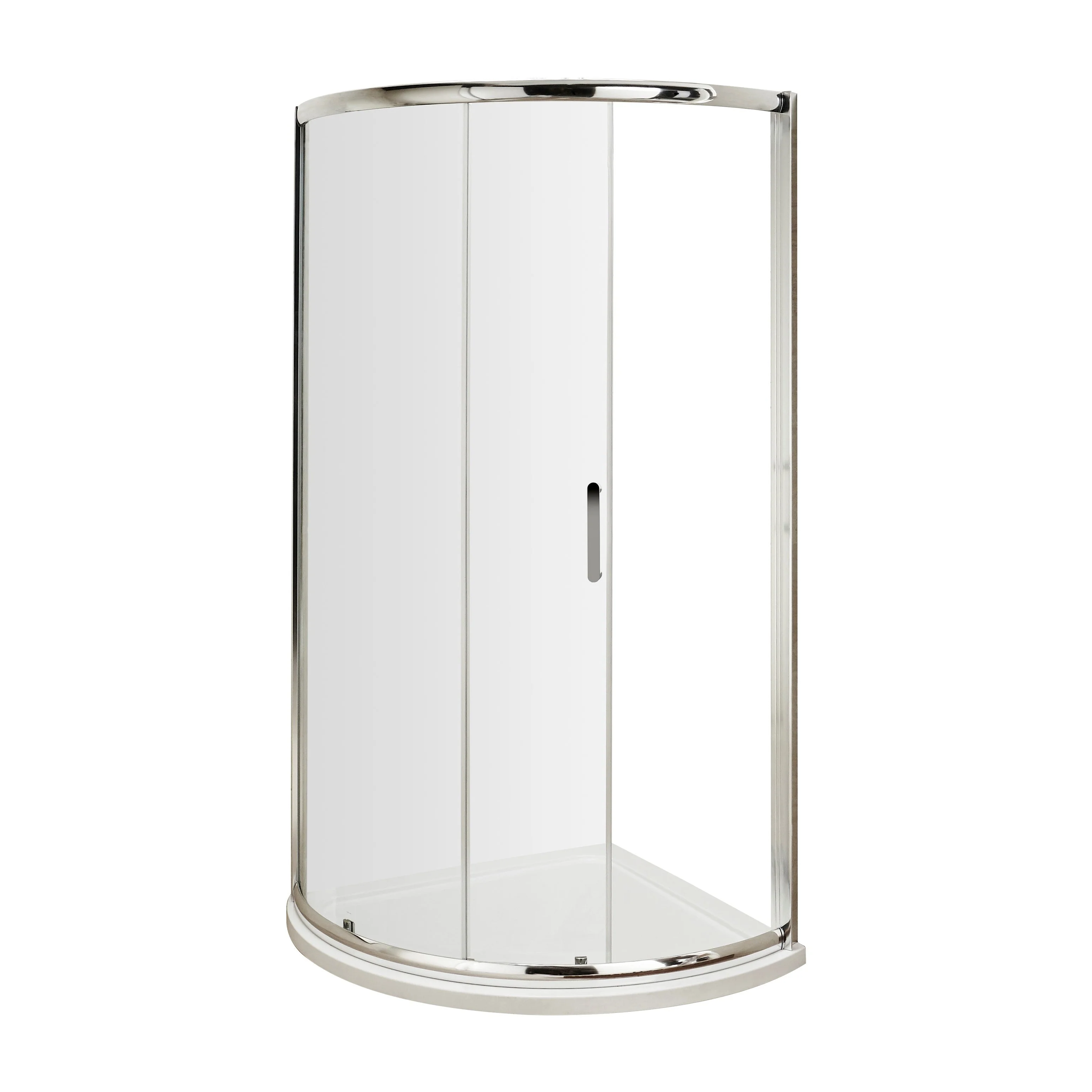 Nuie Pacific 860mm Single Entry Quadrant - Polished Chrome - AQSE1H3 - Image 2