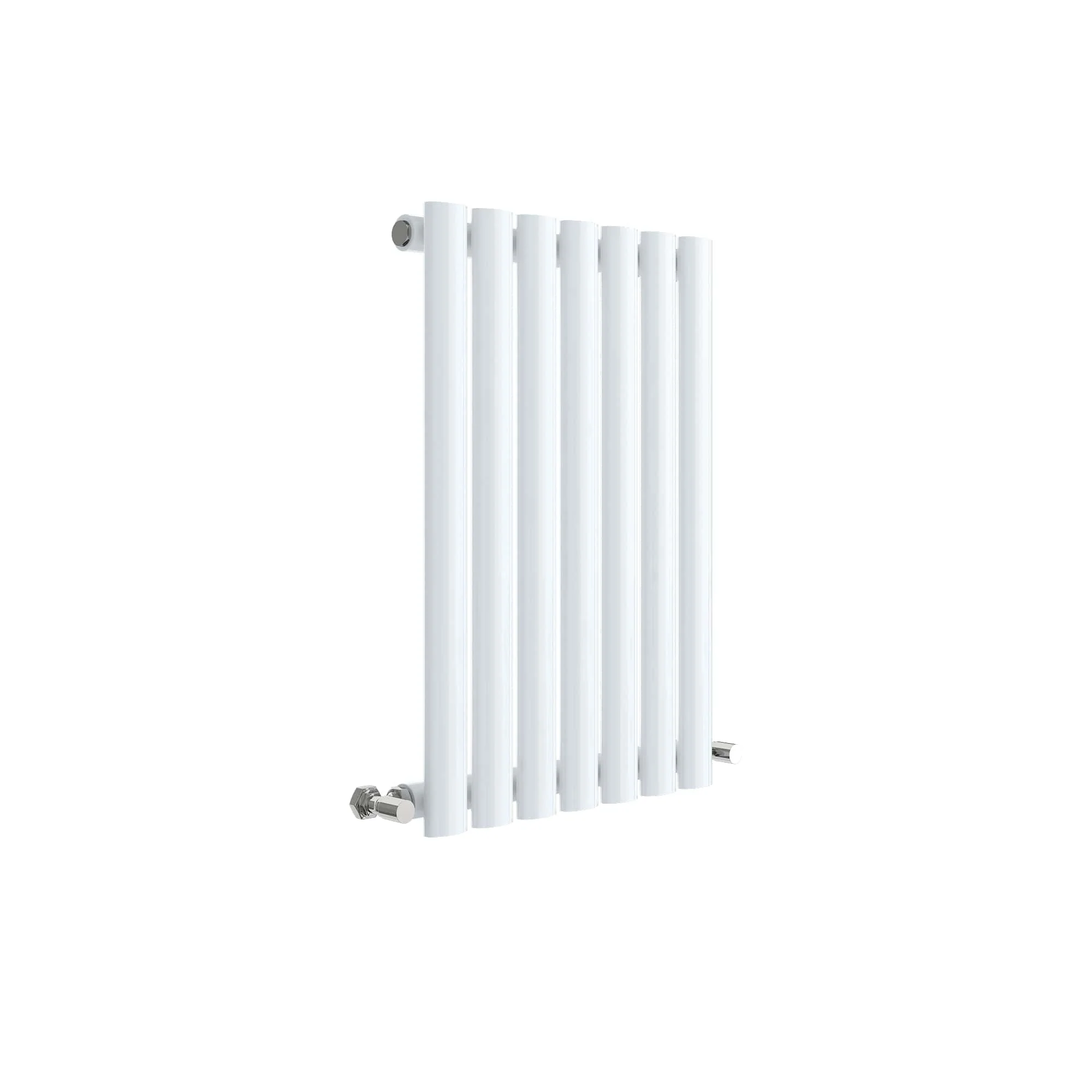 Nuie Revive Horizontal Single Panel Radiator 600 x 412 - High Gloss White - Image 2