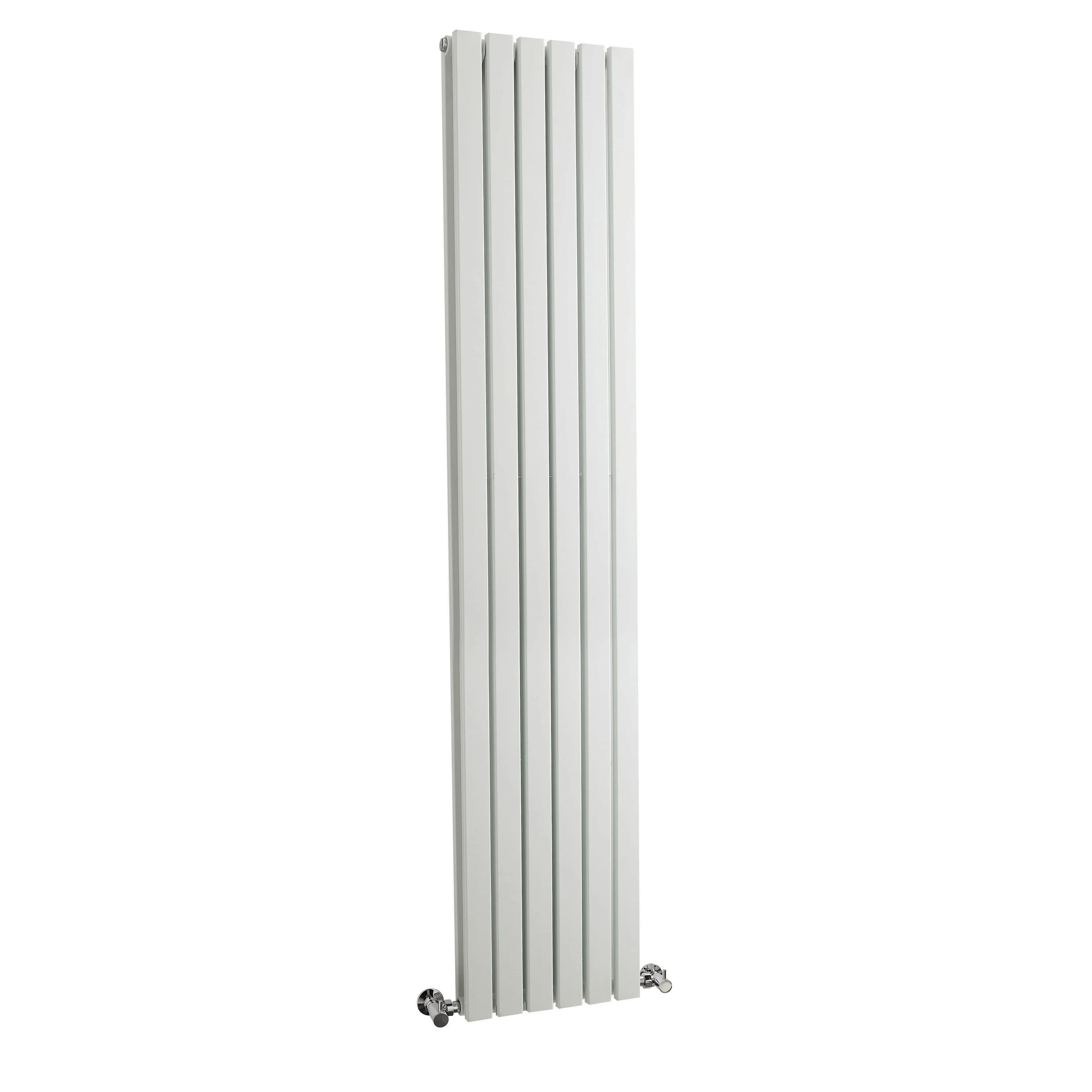 Nuie Sloane Double Panel Designer Radiator 1800 x 354 - Satin White