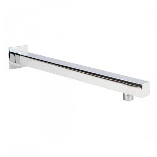 Nuie Square 321mm Chrome Wall Mounted Shower Arm