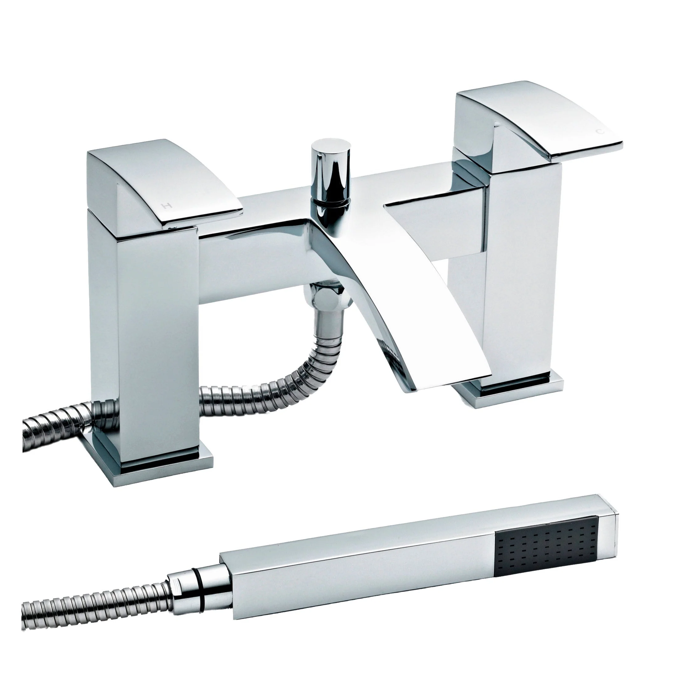 Nuie Vibe Bath Shower Mixer - Chrome - Image 2