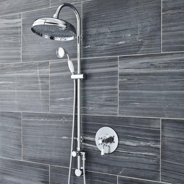 Nuie Victorian Concealed Dual Handle Shower Valve - Image 2