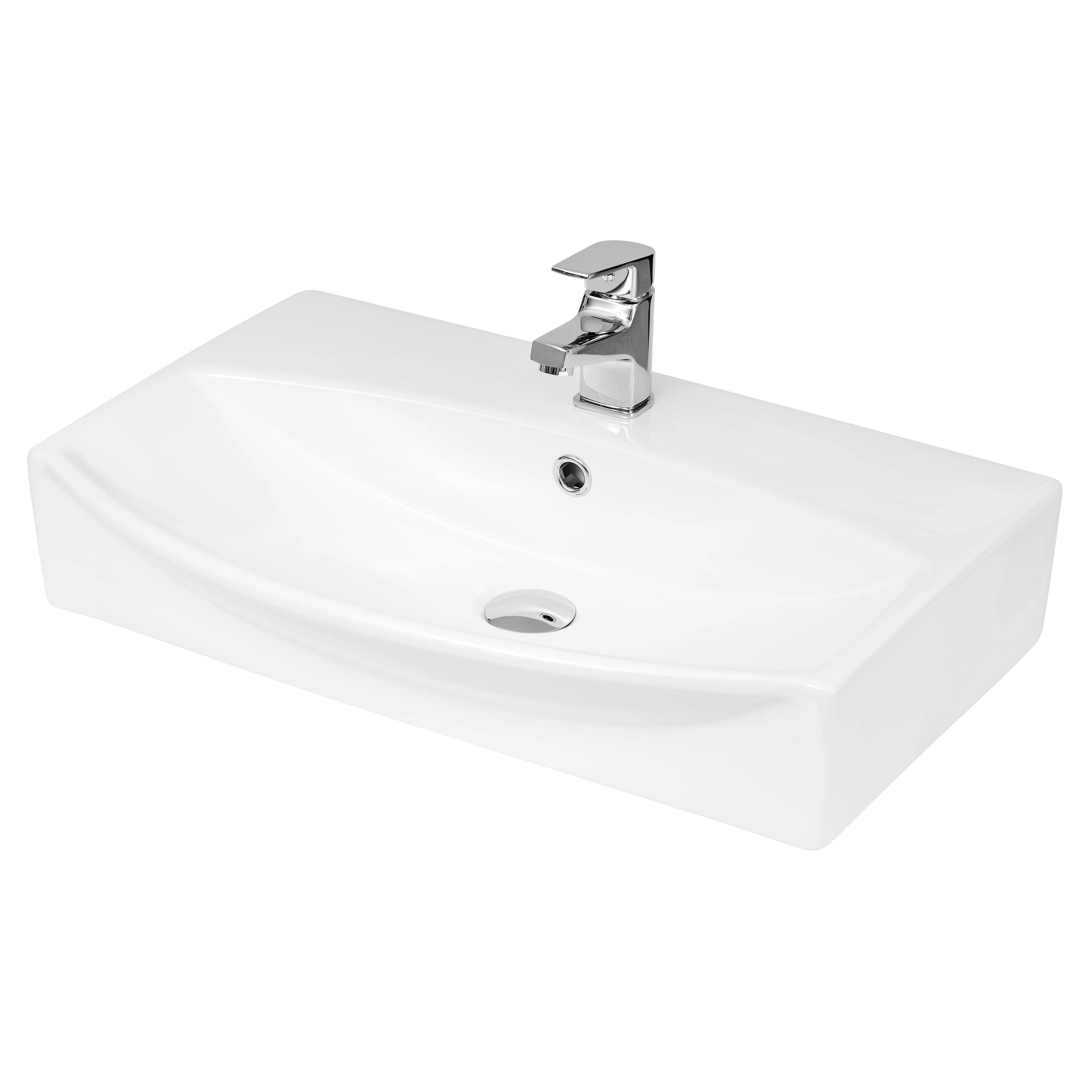Nuie Wall Hung Vessel - White - NBV165