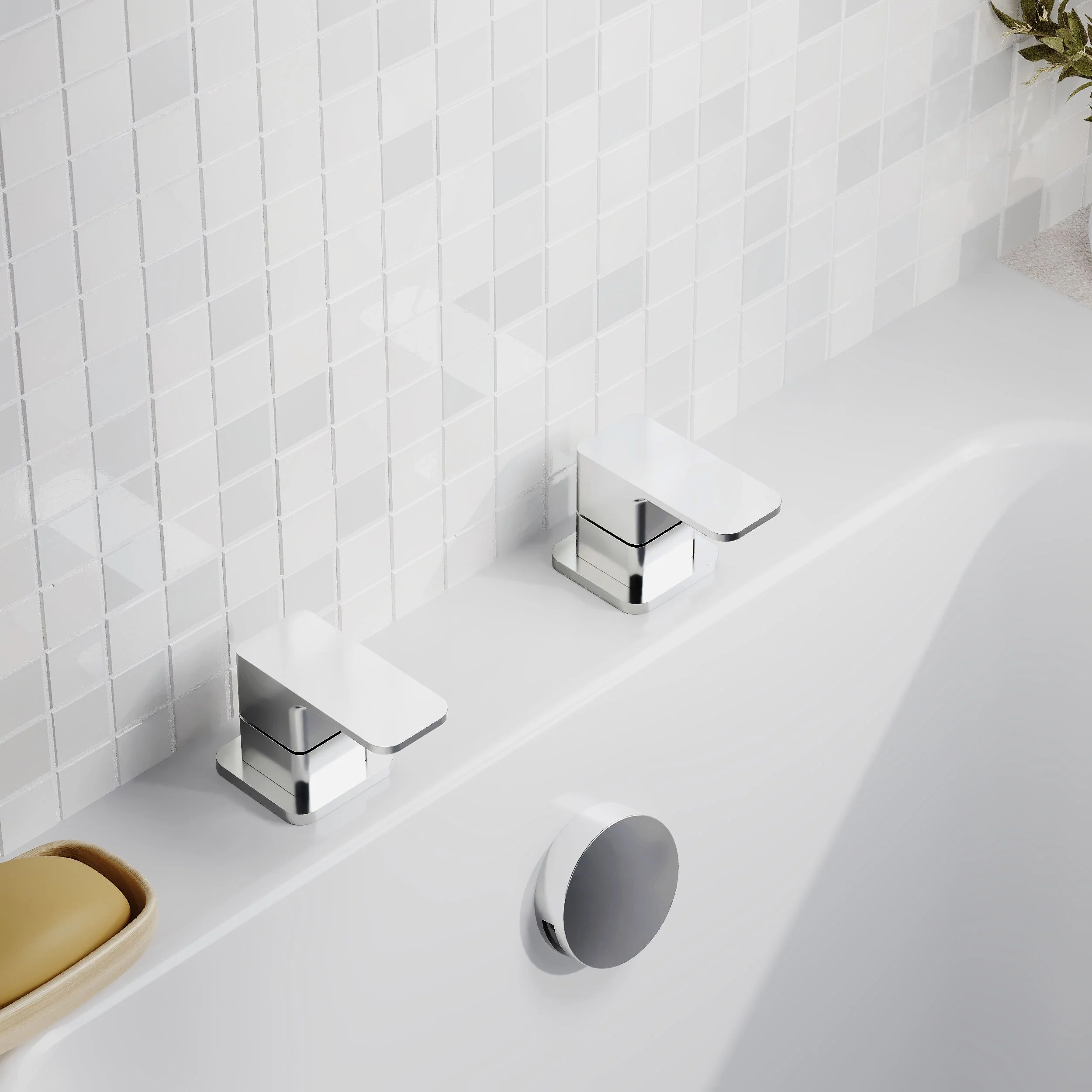 Nuie Windon  3/4" Side Valves - Chrome - Image 3