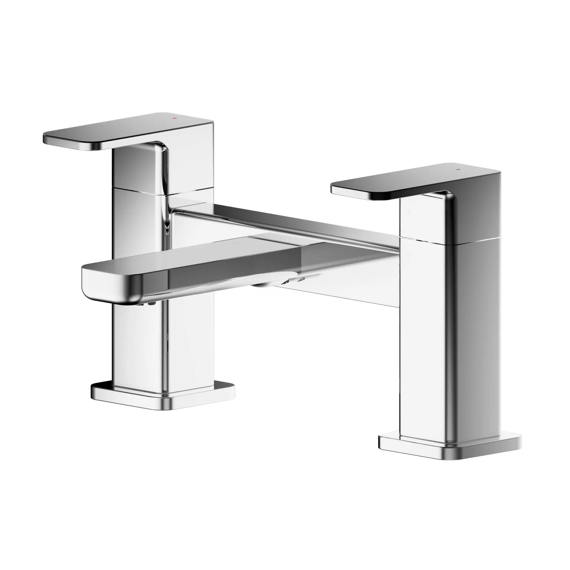 Nuie Windon Deck Mounted Bath Filler - Chrome - Image 3
