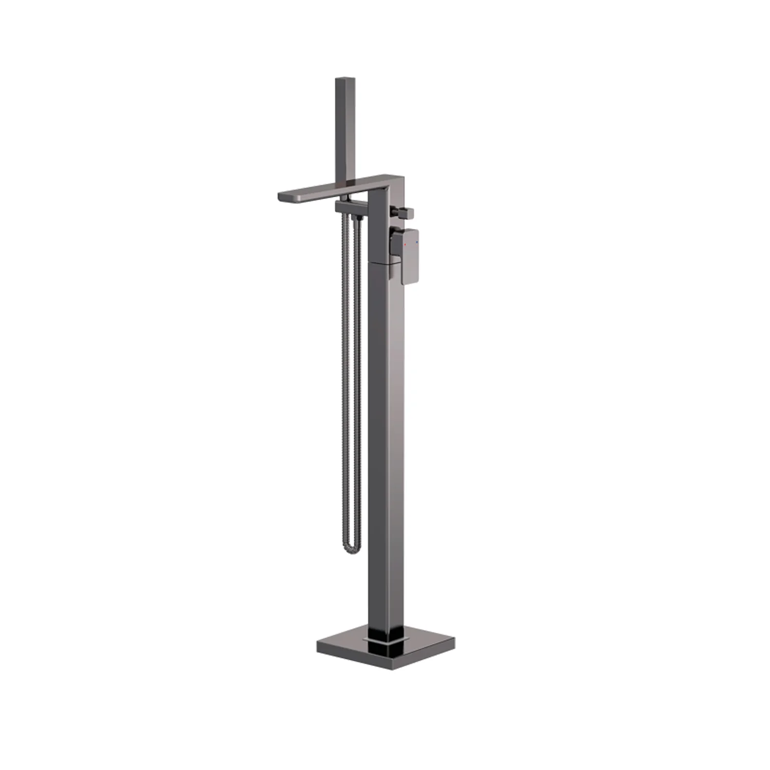 Nuie Windon Freestanding Bath Shower Mixer - Brushed Gun Metal - Image 2