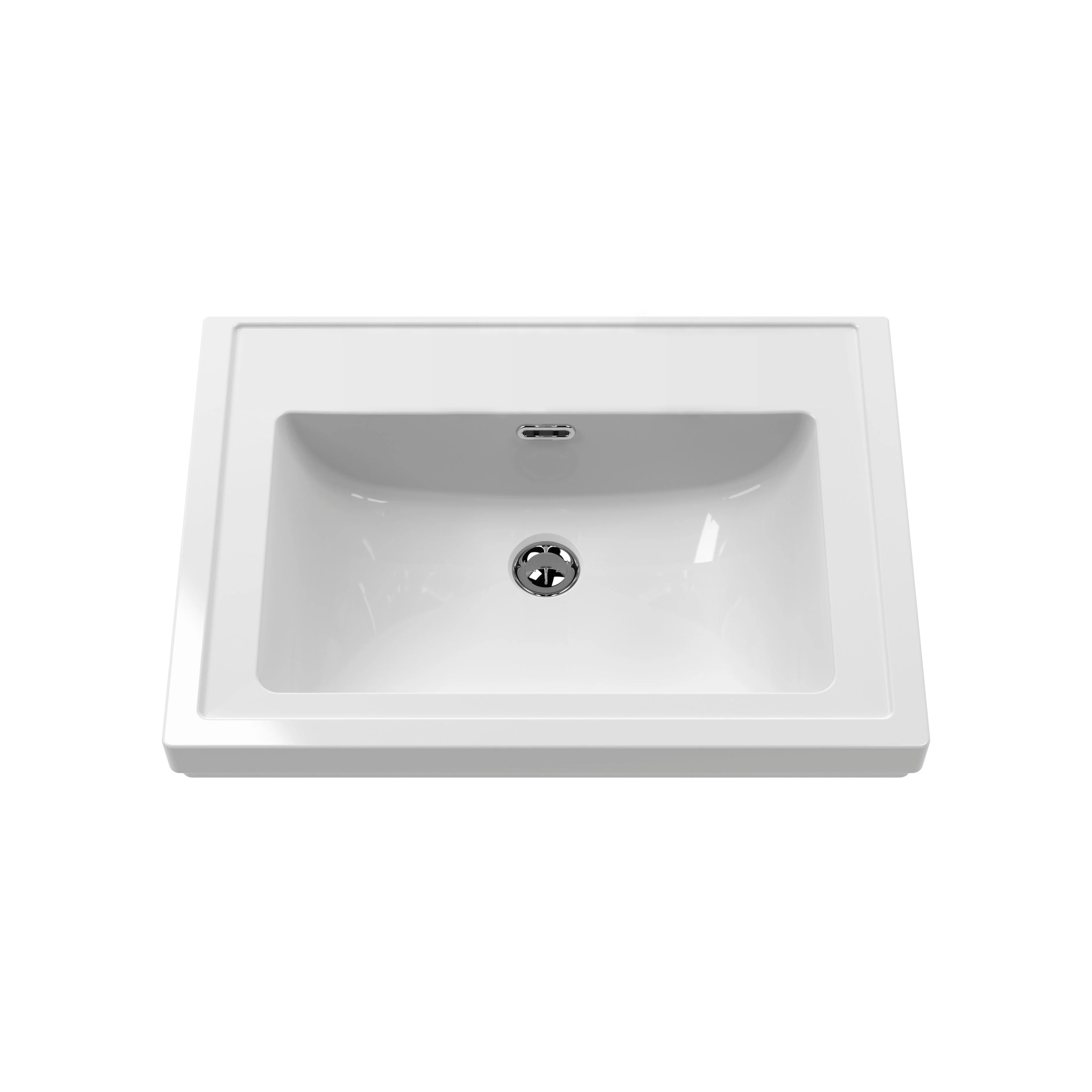 Old London 800mm 2-Door Vanity & Classic Basin 0TH - Storm Grey - Image 2
