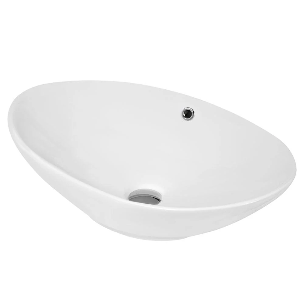 Oval Countertop Basin 570mm Wide