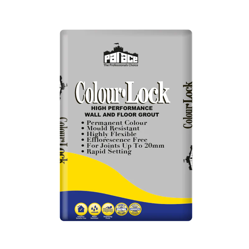 Palace Colour-Lock Flexible Fast Setting Wall & Floor Grout 10Kg - Silver Shadow