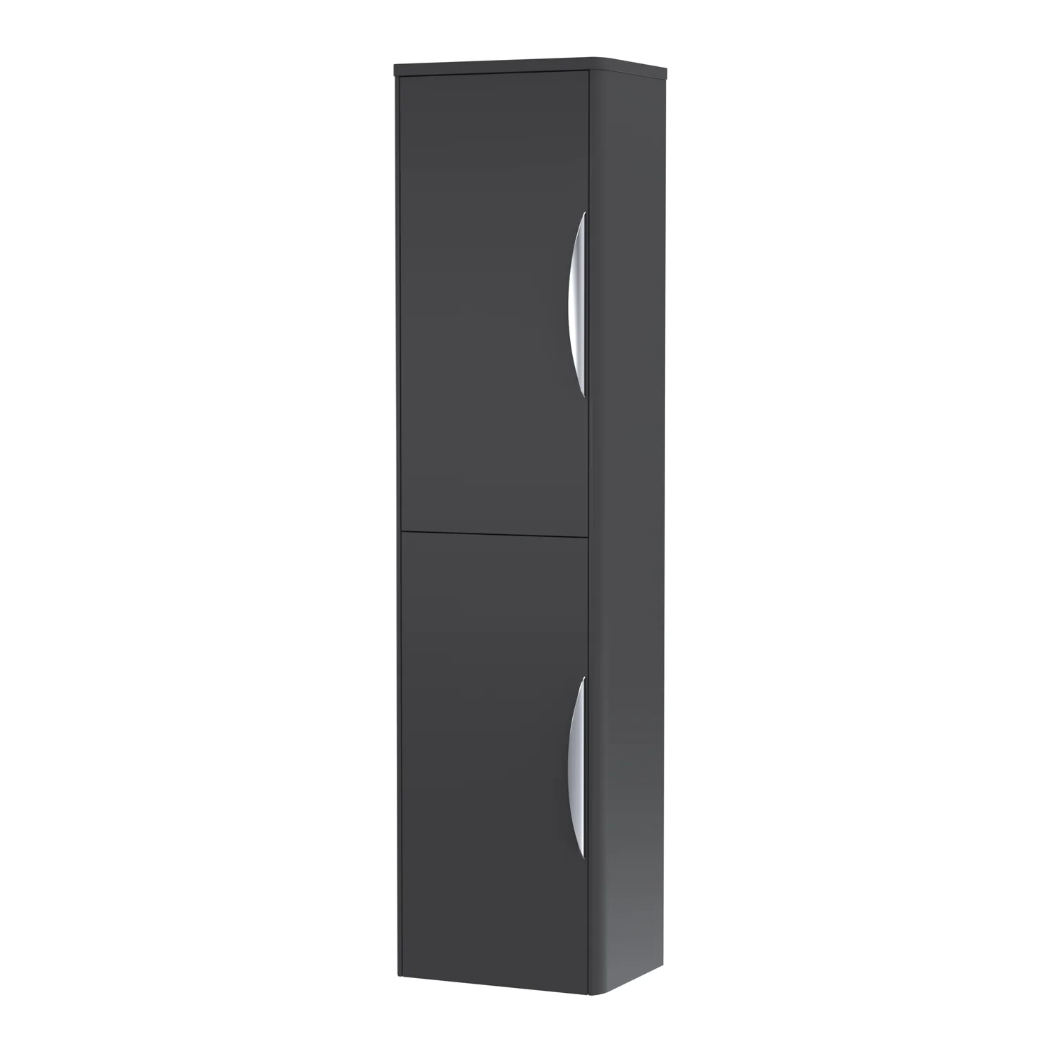 Parade 350mm Wall Hung Tall Boy Unit - Soft Black