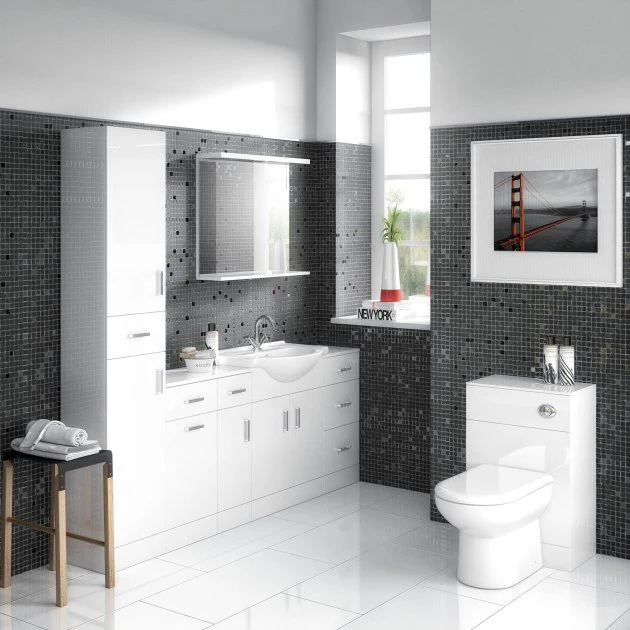 Percussion 1700 Vanity Evo Bathroom Suite - Image 6
