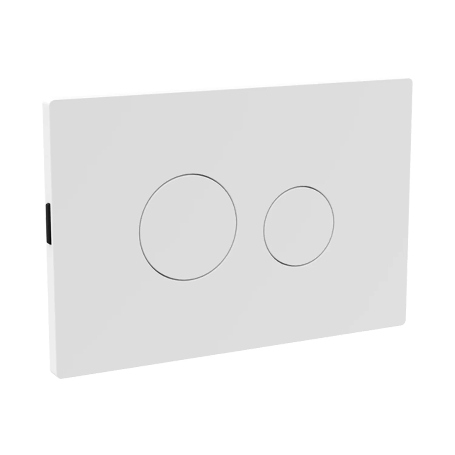 Pneumatic Dual Flush Plate - Matt White