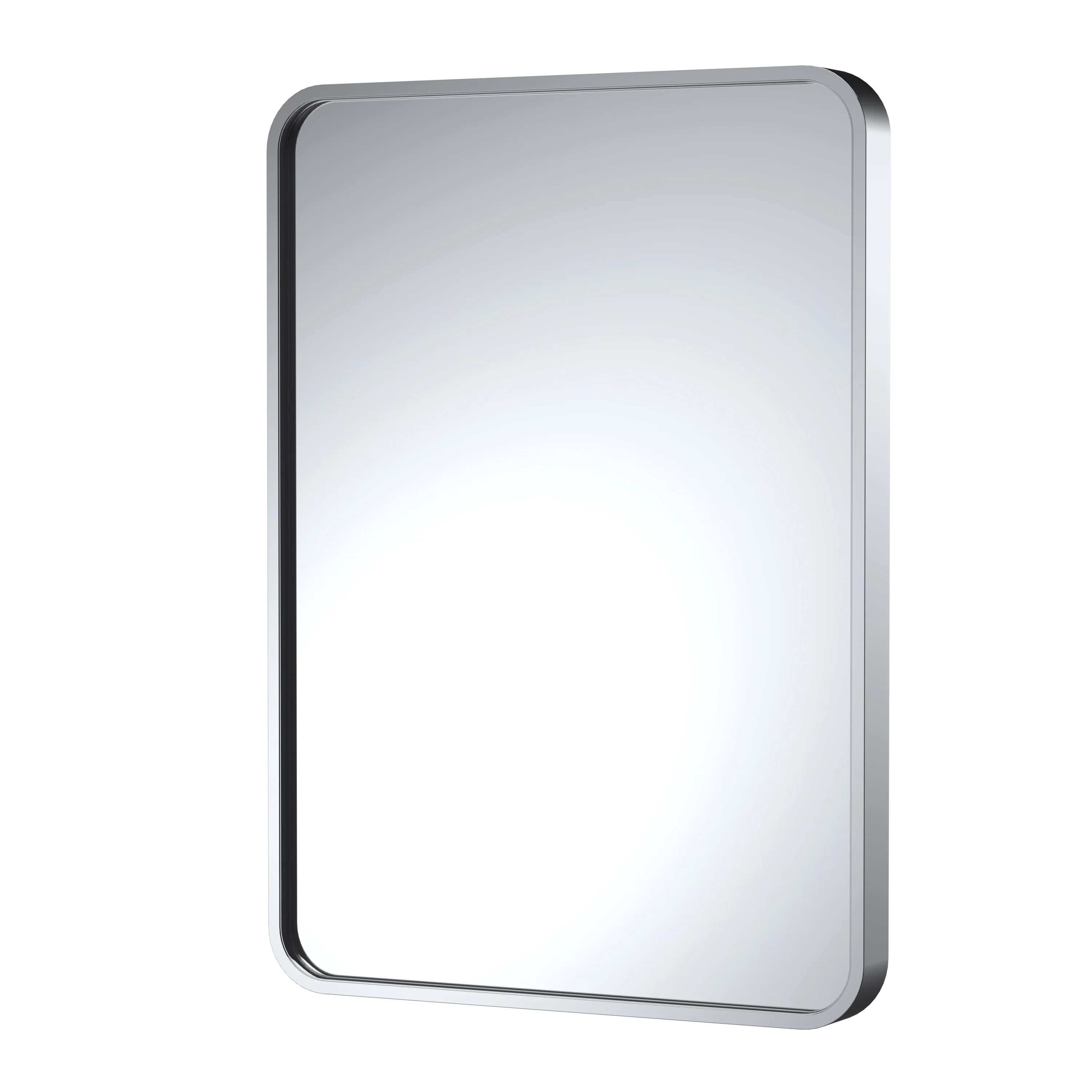 Polished Chrome Frame Recessed Mirror - 700 x 500mm