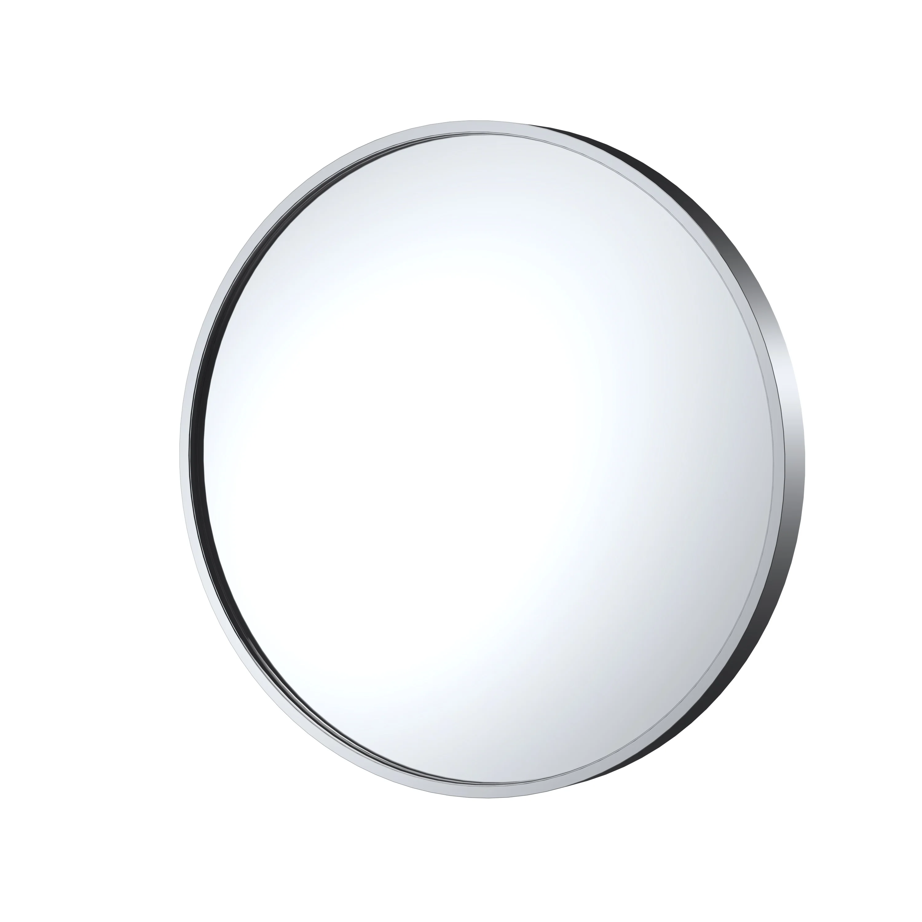 Polished Chrome Frame Recessed Mirror - 600mm