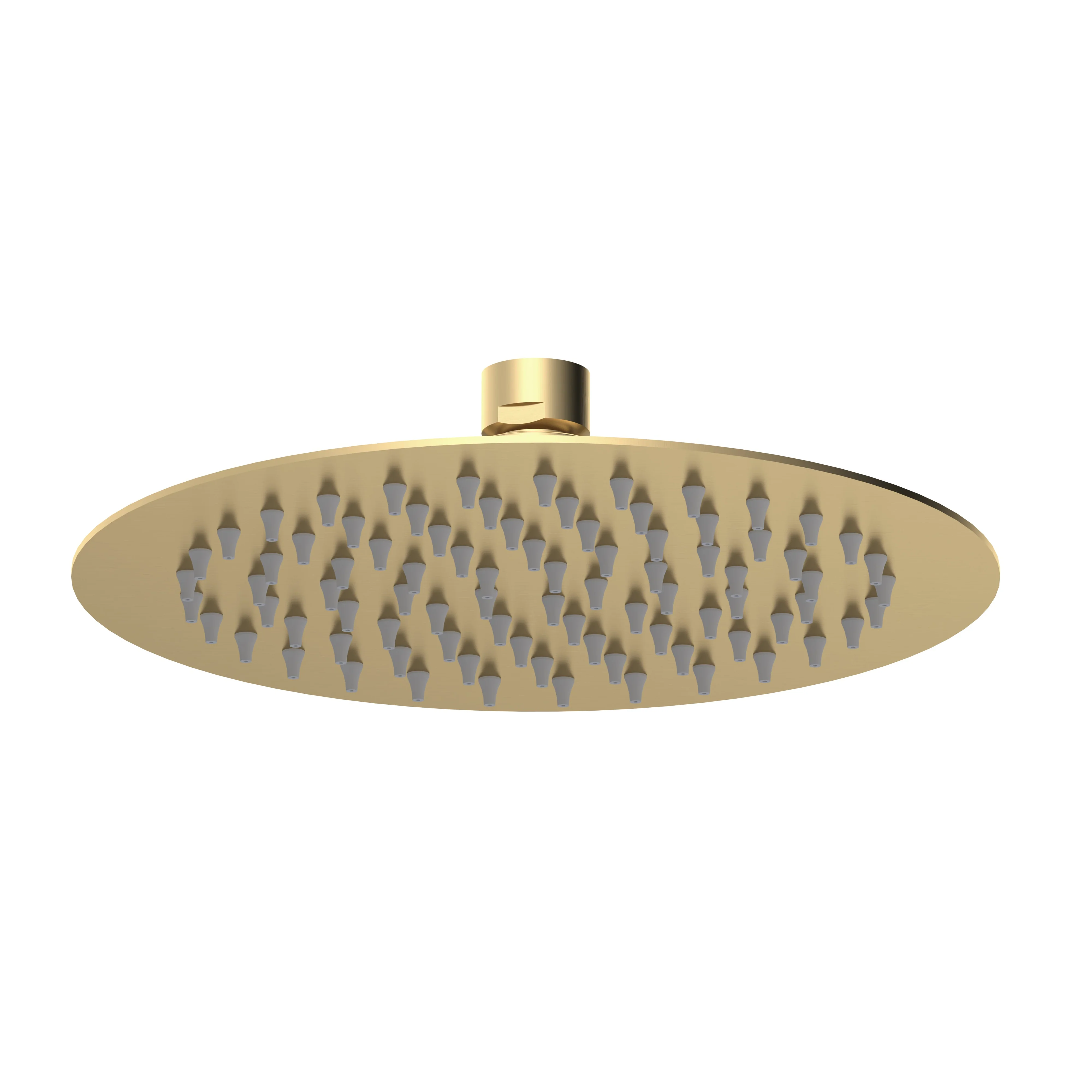 PORTO 1700mm Deluxe Thermostatic Shower Bathroom Suite with Slide Rail Kit - Brushed Brass - Image 10