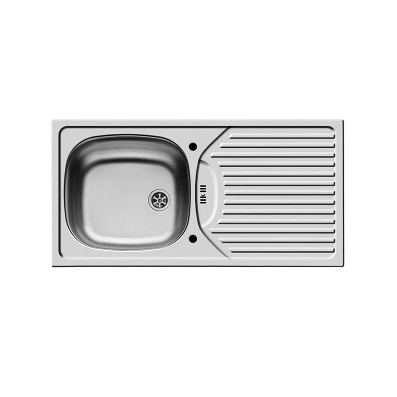 Pyramis Ligea 860 x 435mm 1 Tap Hole Kitchen Sink