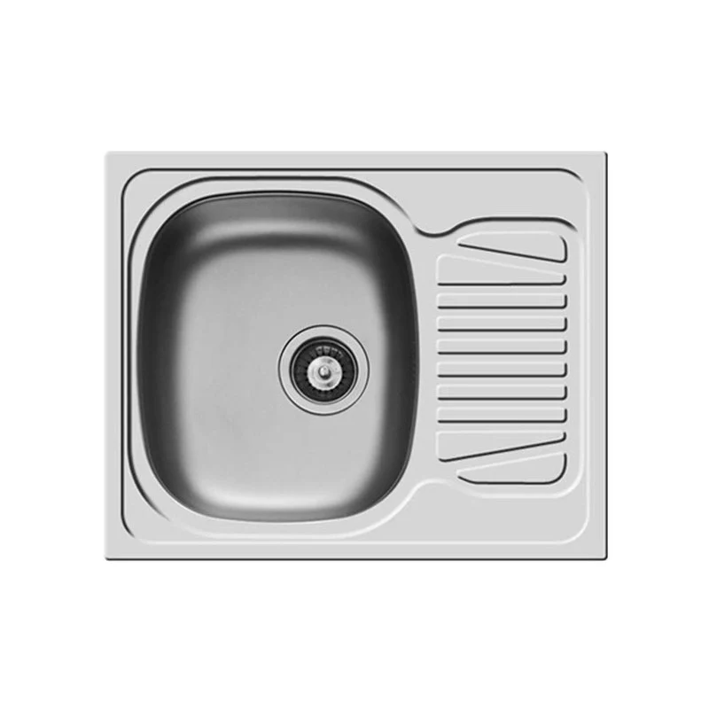 Pyramis Sparta 620 x 500mm 1 Bowl & 1 Reversible Drainer Kitchen Sink