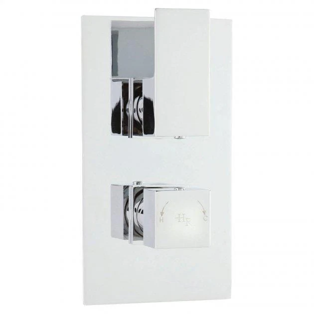 Quadro Concealed Shower Valve Dual Handle Chrome