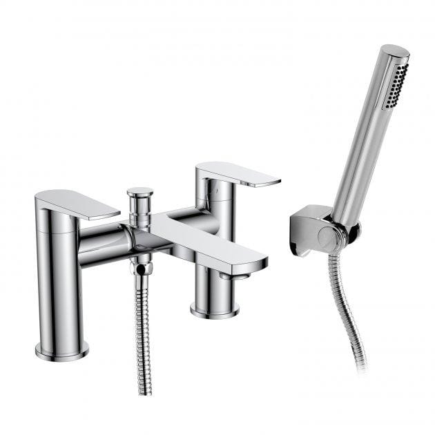 RAK Blade Chrome Dual Lever Bath Shower Mixer Tap