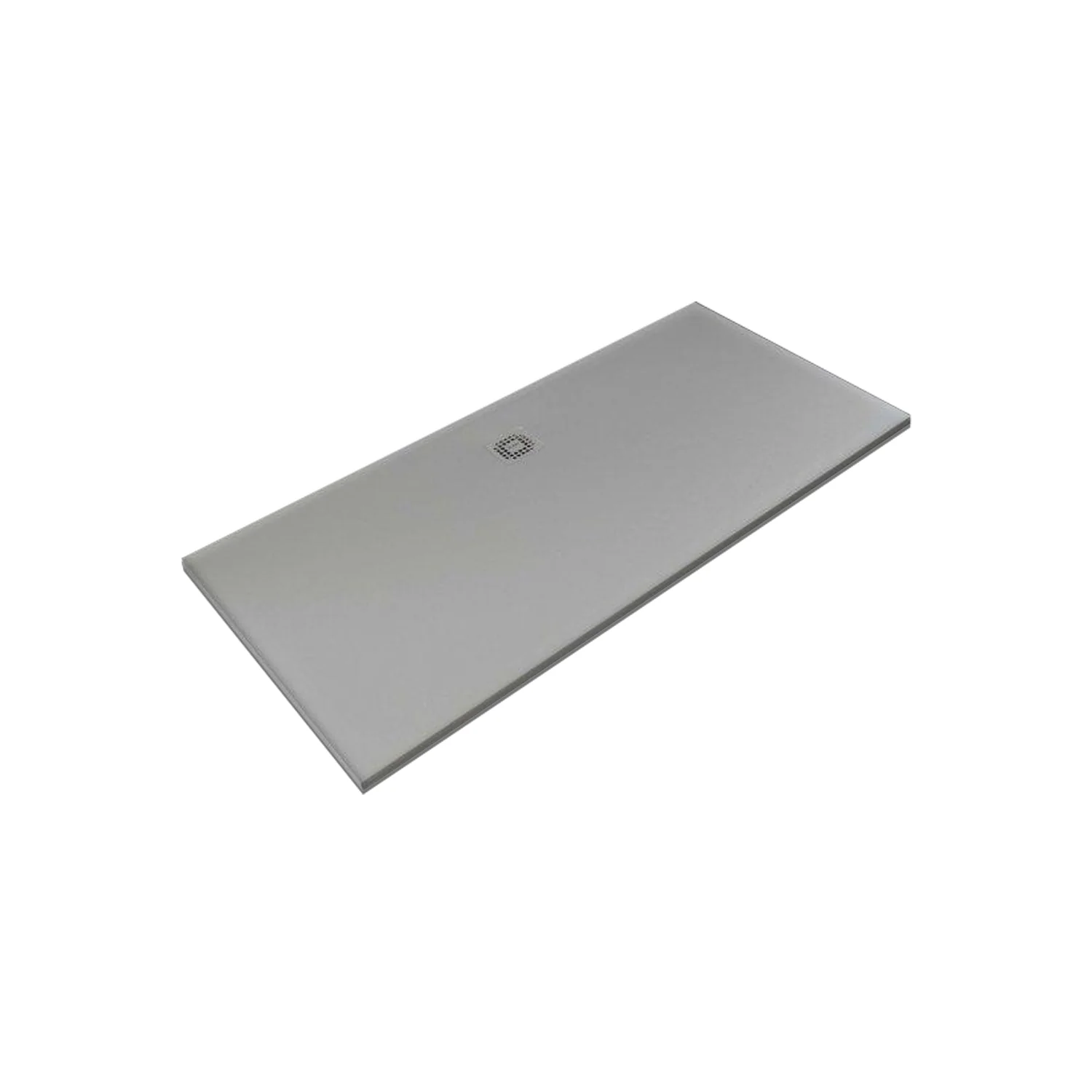 RAK Feeling Bathtub Replacement Rectangular 1700 x 700mm Stone Shower Tray - Solid Grey